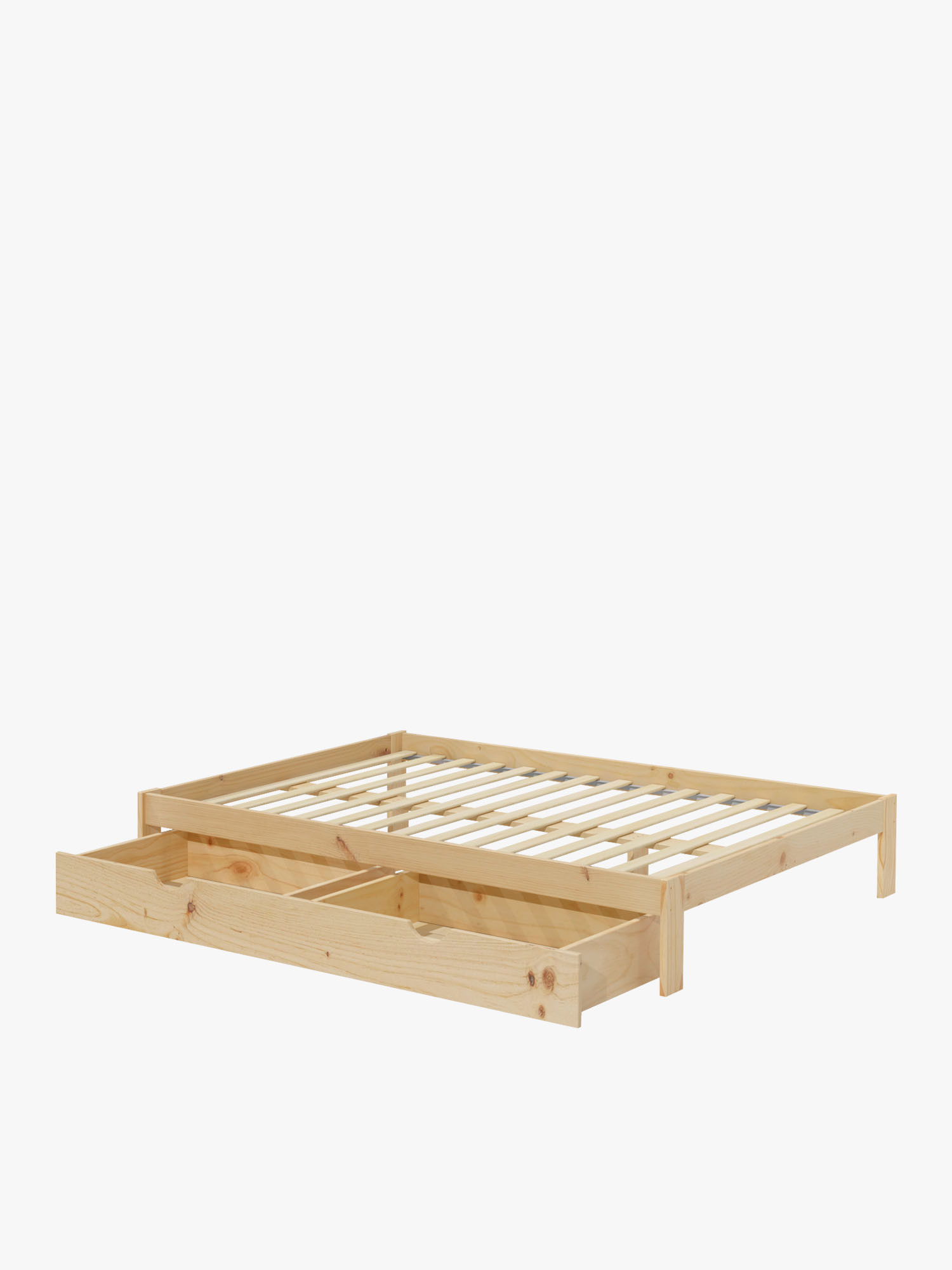 Cama doble BASO 160 cm con cajón | LUFE
