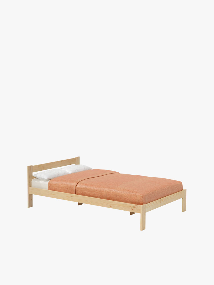 Cama doble LORE 140 cm de madera | LUFE