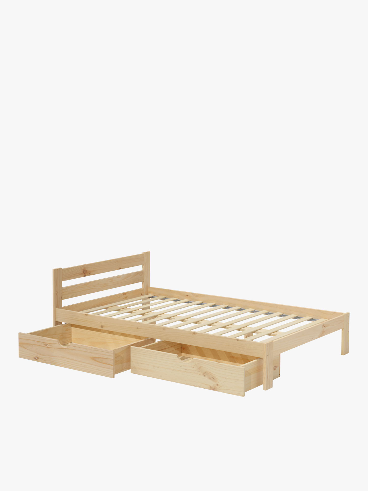 Cama doble LORE 140 cm con cajones | LUFE
