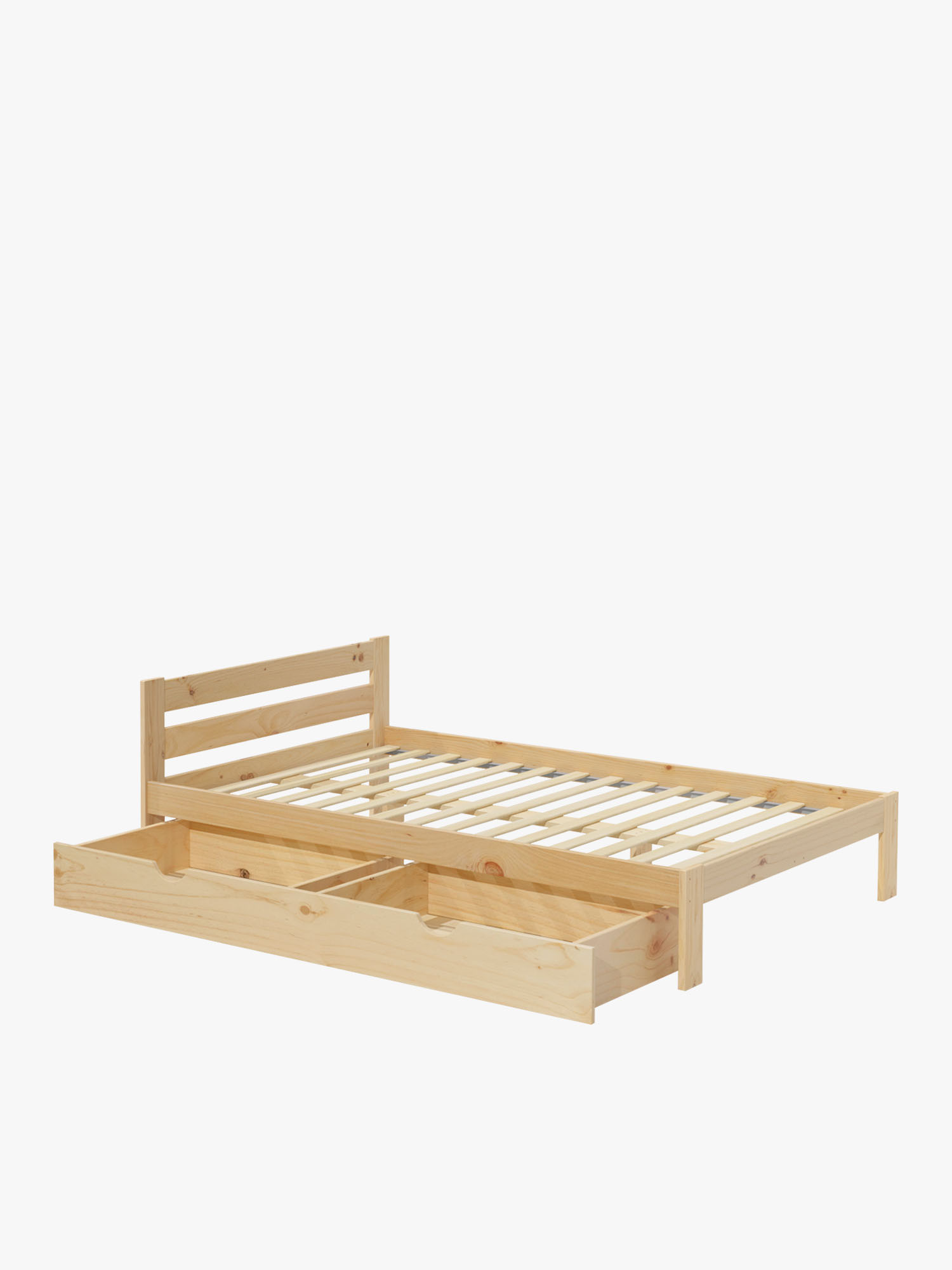 Cama doble LORE 140 cm con cajón | LUFE