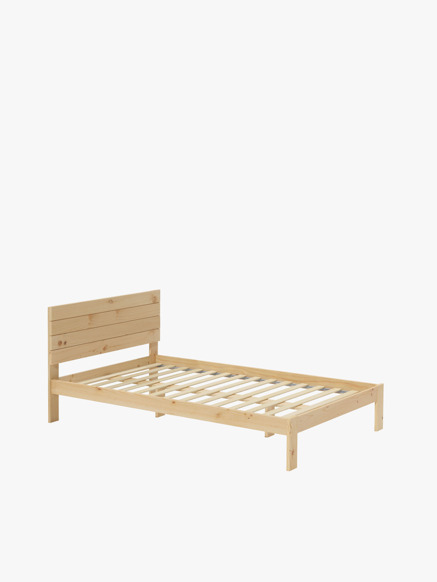 Cama doble TESTA 140 cm de madera | LUFE