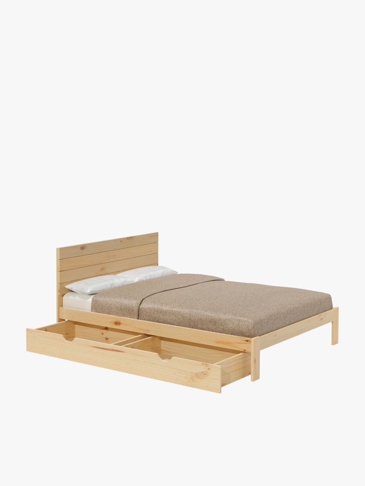 Cama doble TESTA 160 cm con cajón | LUFE