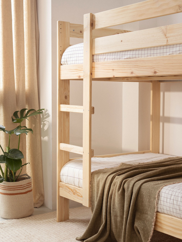 Litera de madera de 105 cm | LUFE 2