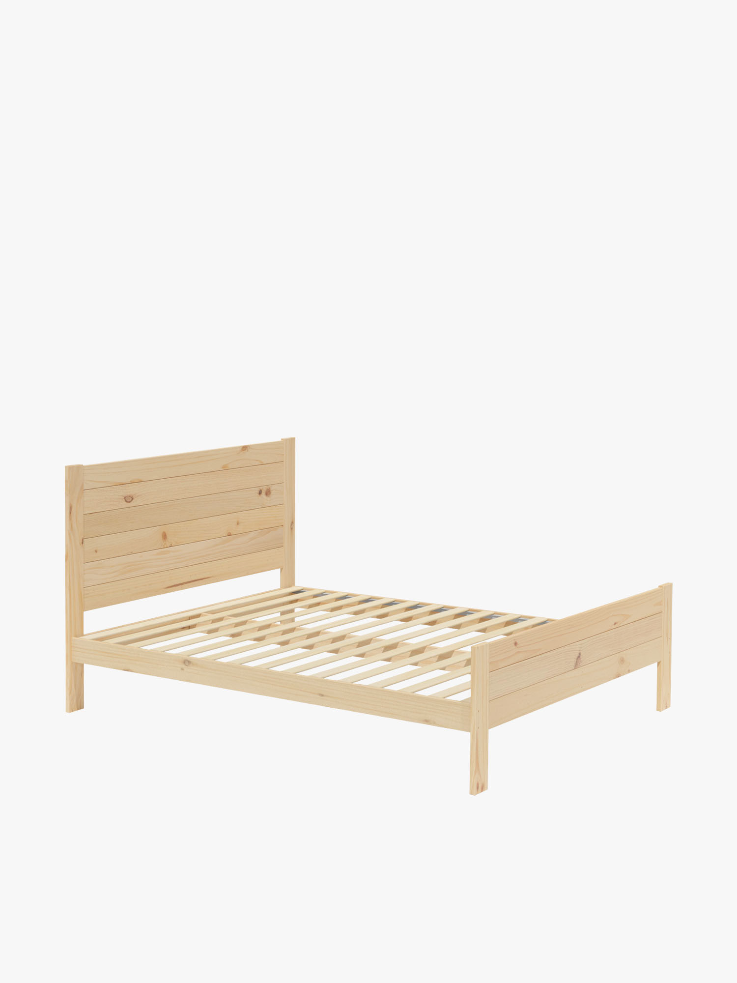 Cama 180 de madera maciza de pino estilo caserío | LUFE