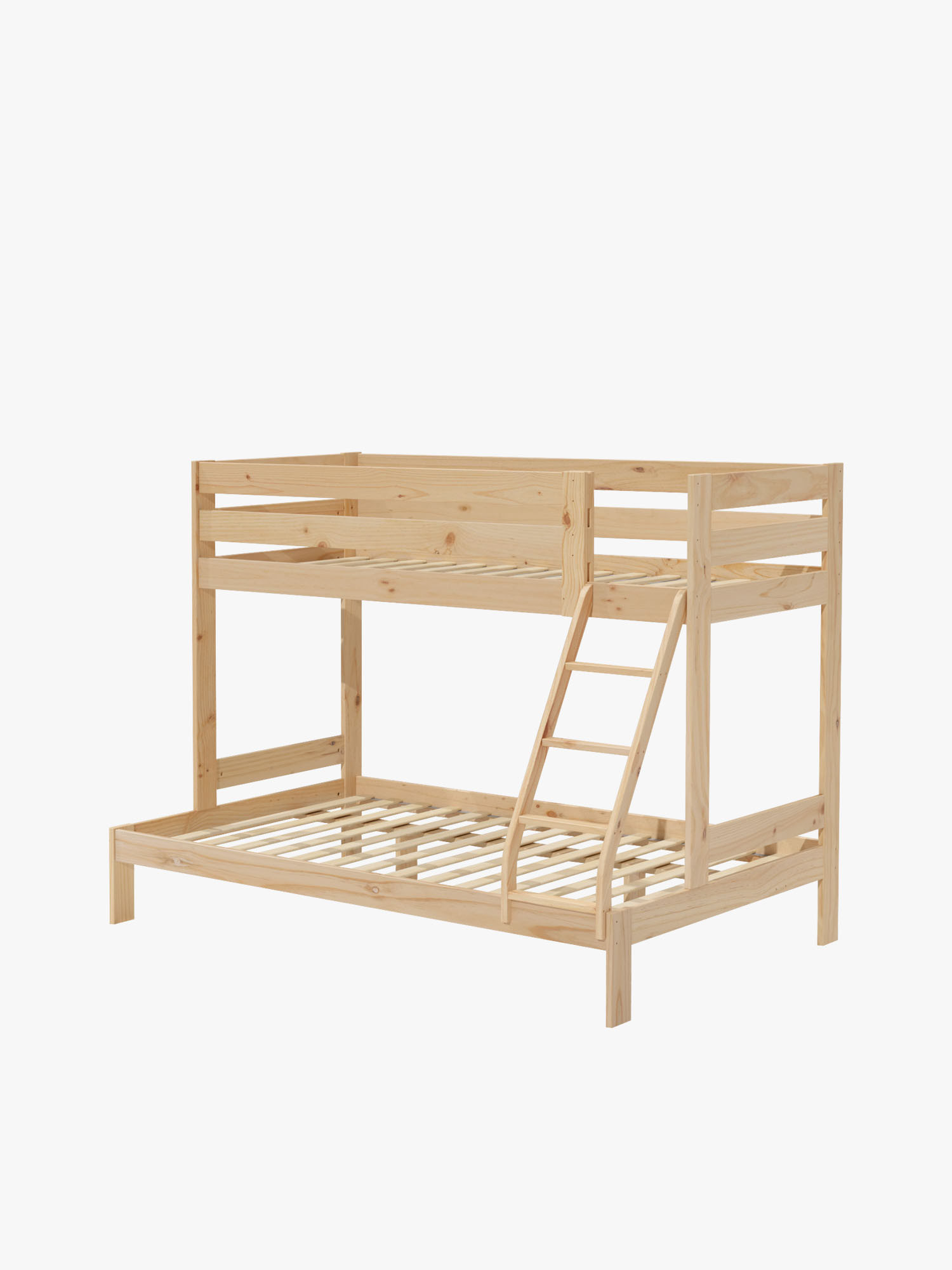 Litera triple de madera cama 90 y 140 | LUFE