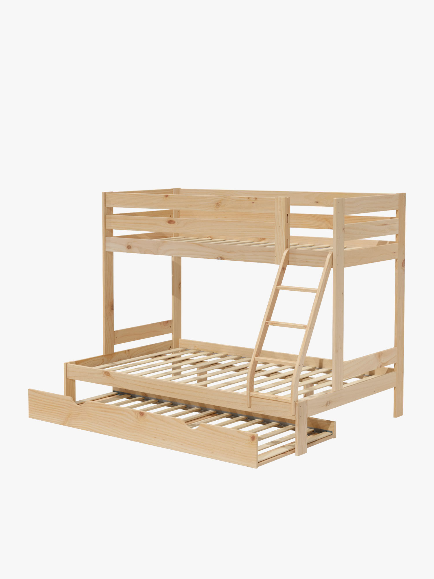 Litera triple cama 90 y 140 con nido | LUFE