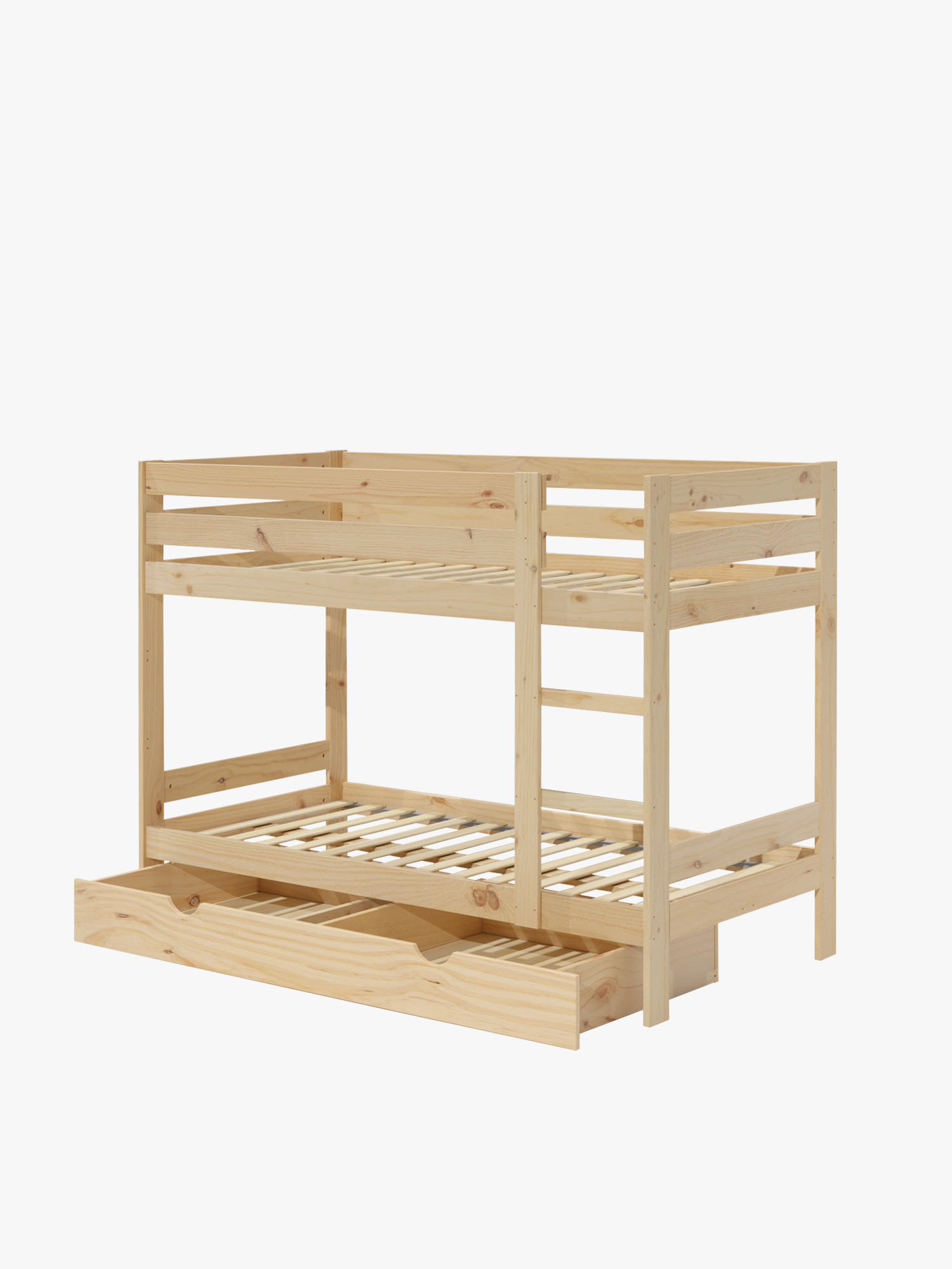 Litera 105 de madera de pino con cajón de almacenaje | LUFE