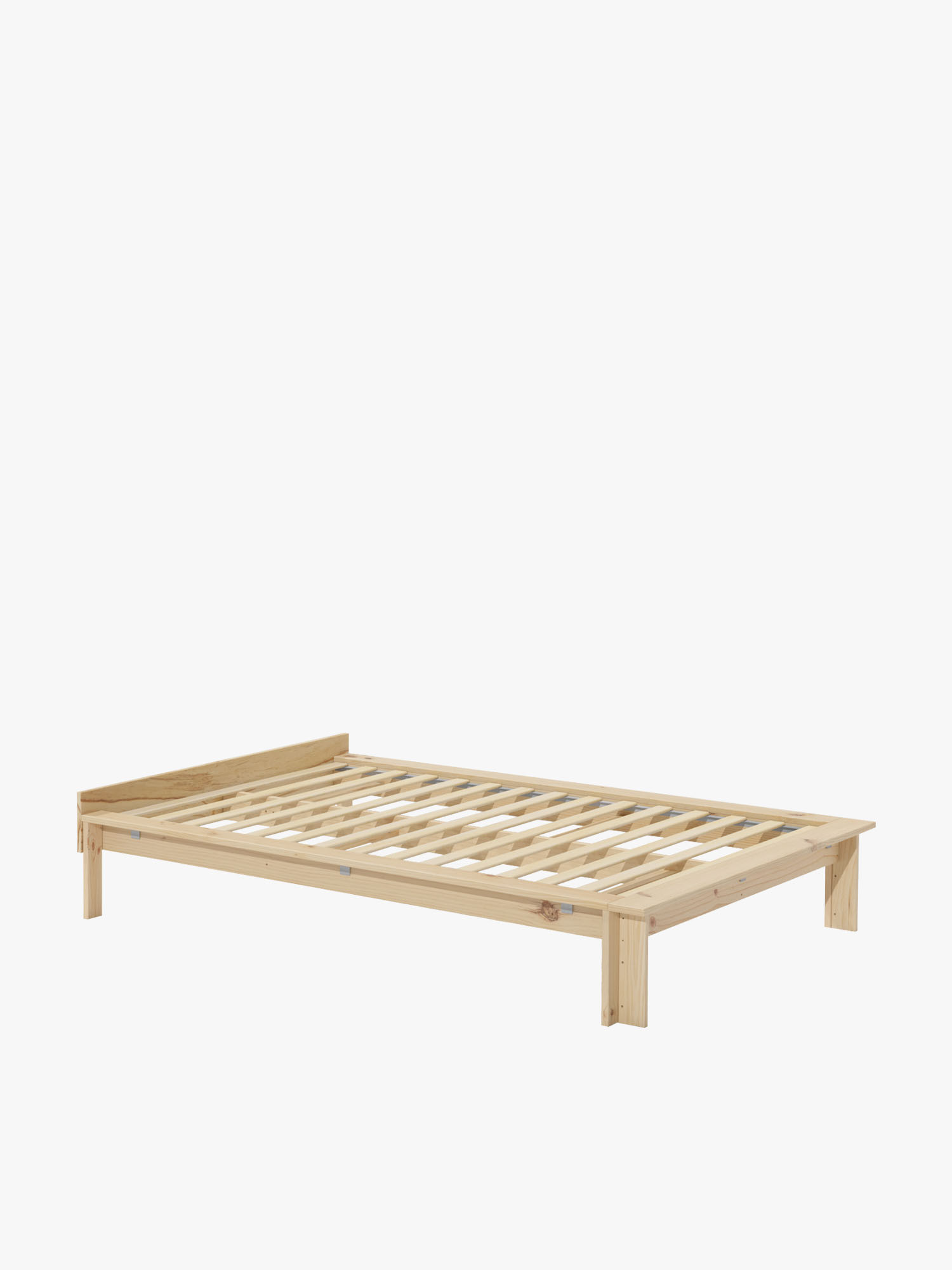 Cama doble LUR 140 cm de madera | LUFE