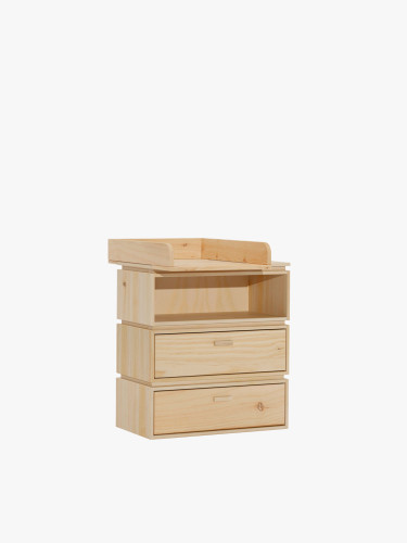 Cómoda modular con cambiador para bebé de quita y pon | LUFE