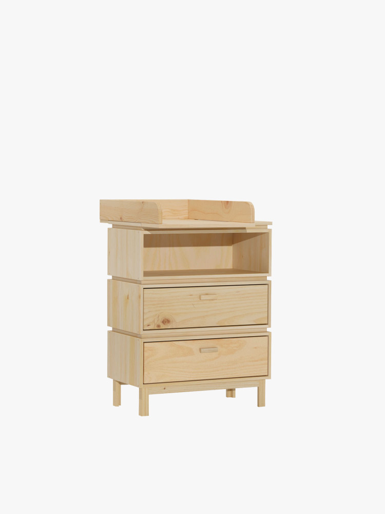 Cómoda modular con cambiador de bebé de quita y pon | LUFE