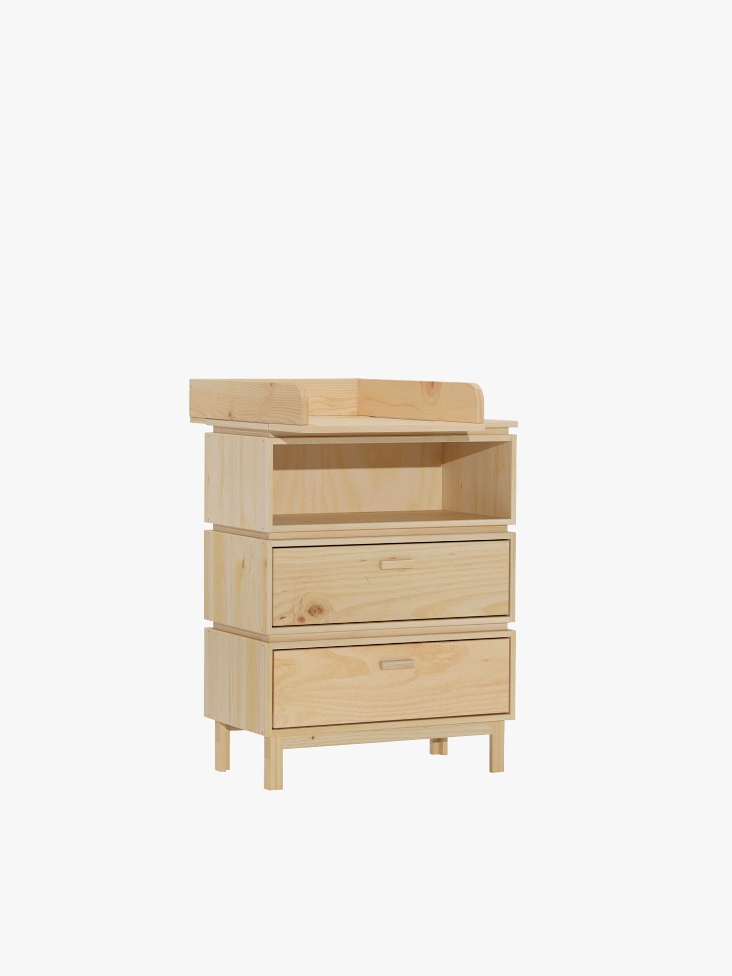 Cómoda modular con cambiador de bebé de quita y pon | LUFE