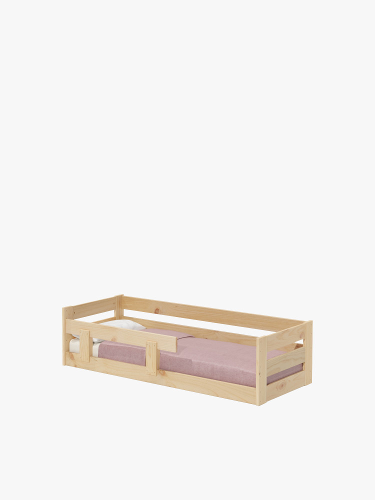 Cama infantil Montessori 70x160 de madera de pino | LUFE