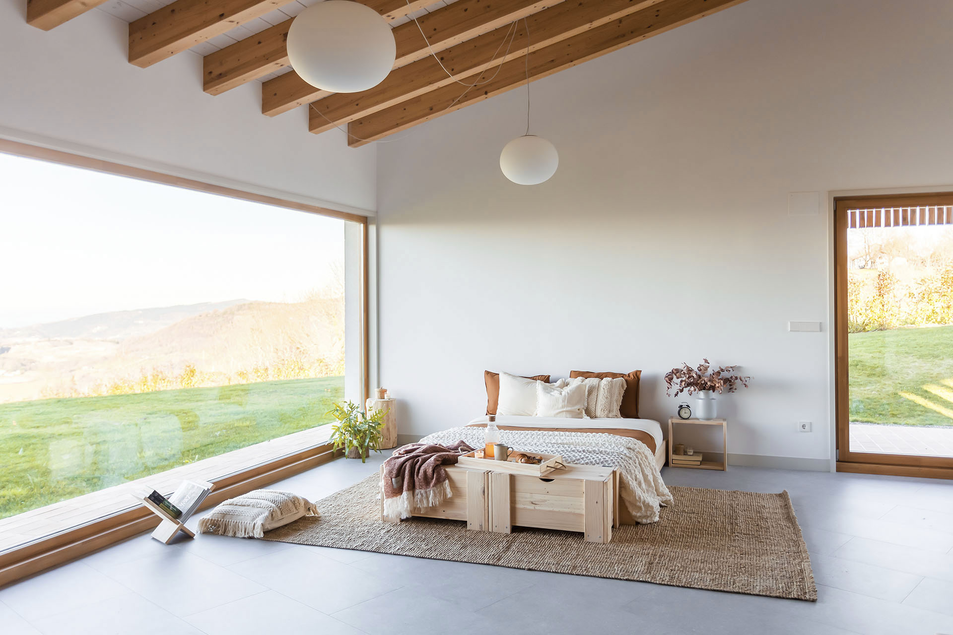 Imagen de ambiente 1 para:Cama a ras de suelo de madera de pino
