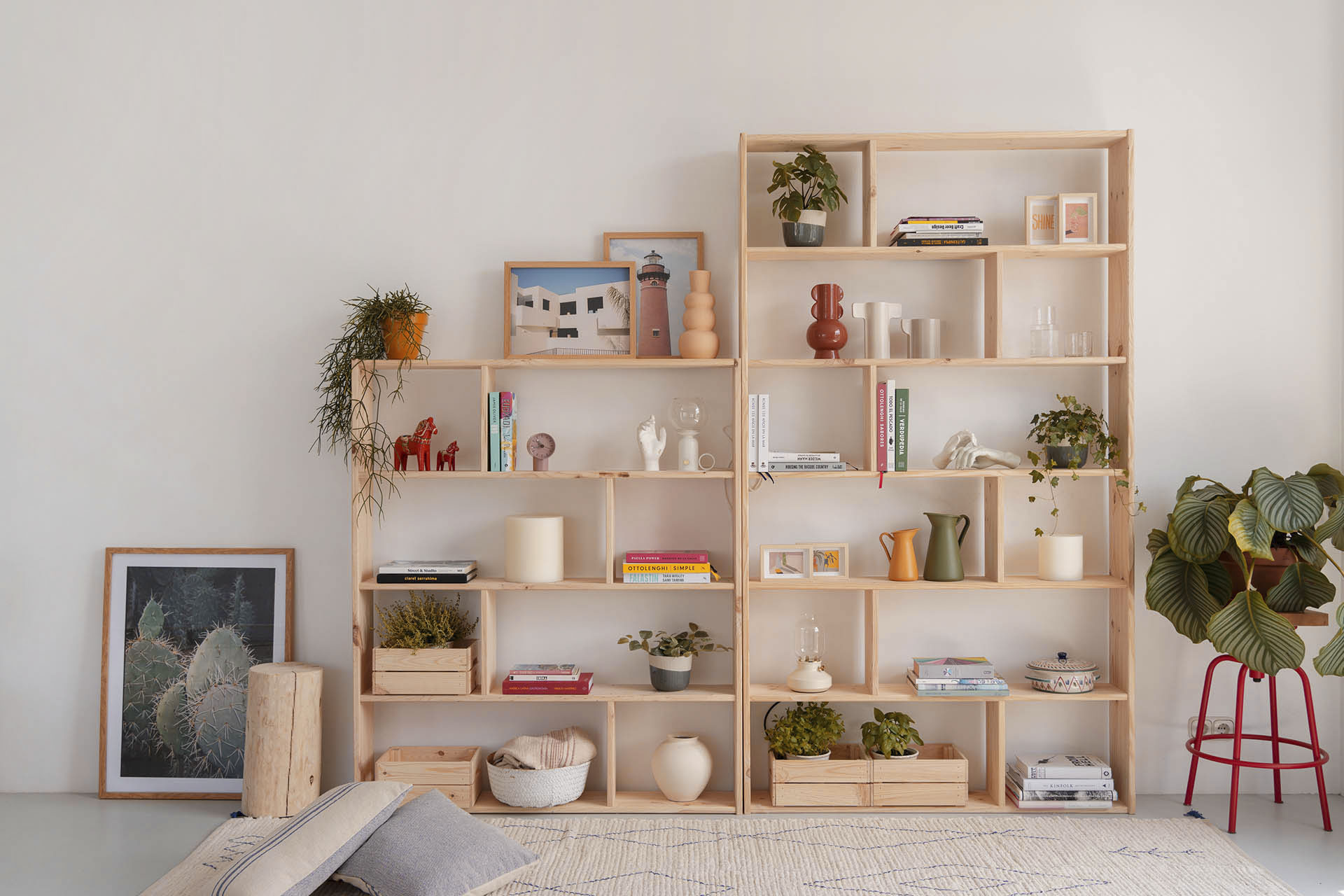 Imagen de ambiente 1 para:Biblioteca de madera de pino