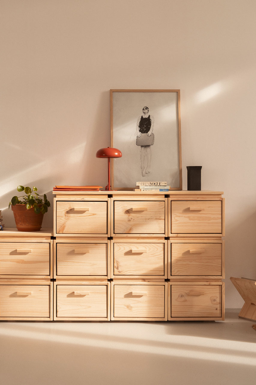 Imagen de ambiente 1 para:Archivador de madera natural