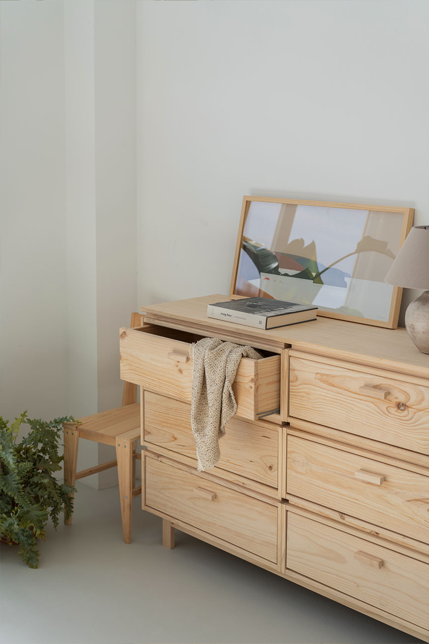 Imagen de ambiente 1 para:Muebles modulares de madera de pino
