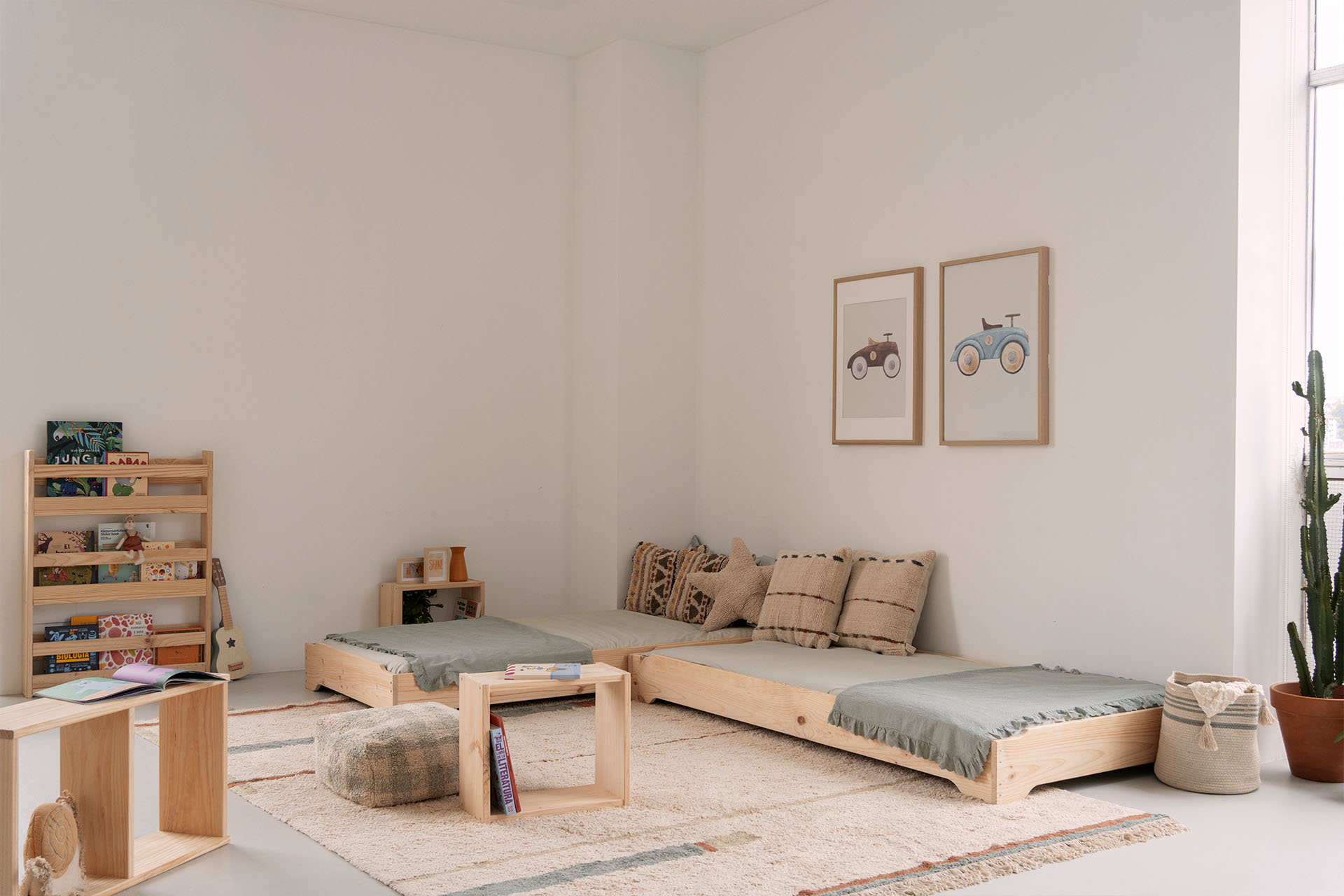 Imagen de ambiente 2 para:Cama apilable de madera natural