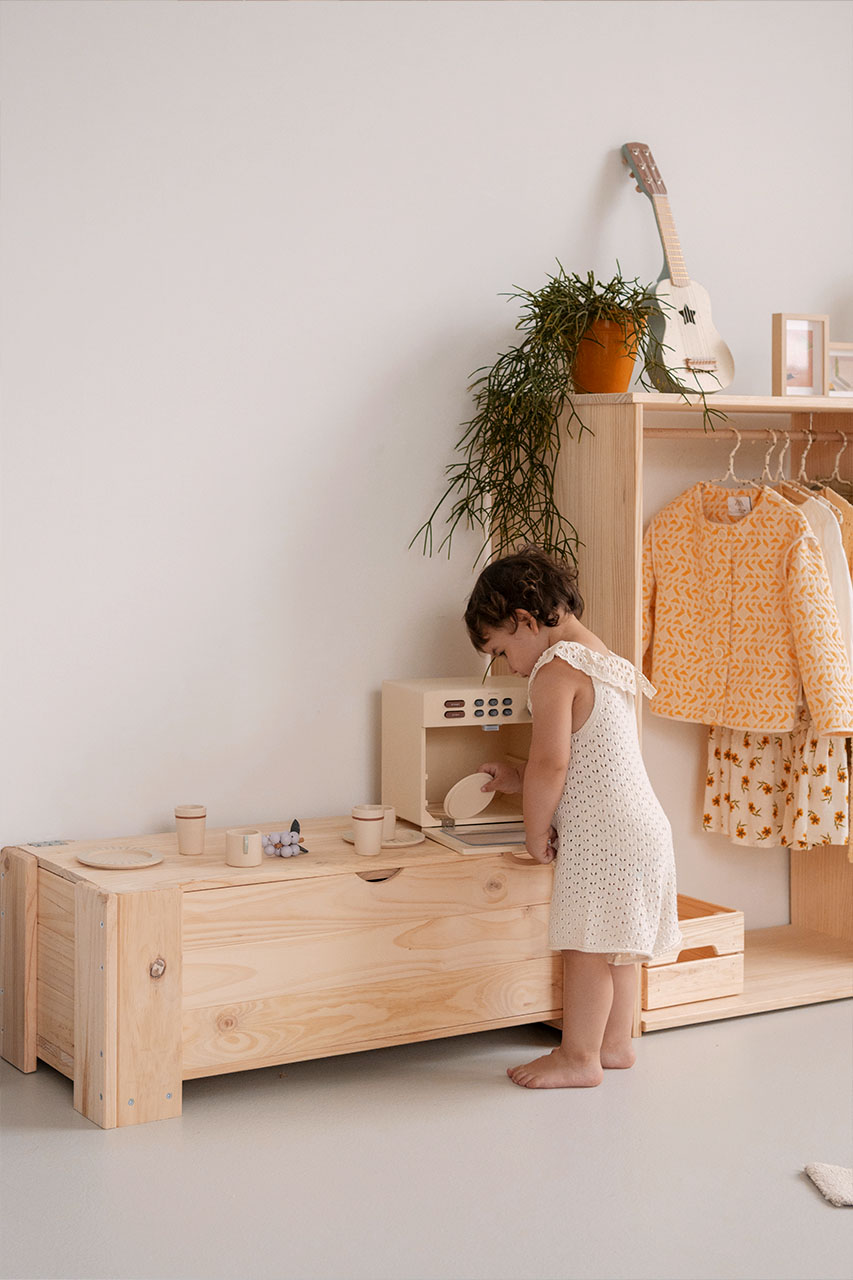 Imagen de ambiente 2 para:Ba&uacute;l de madera natural