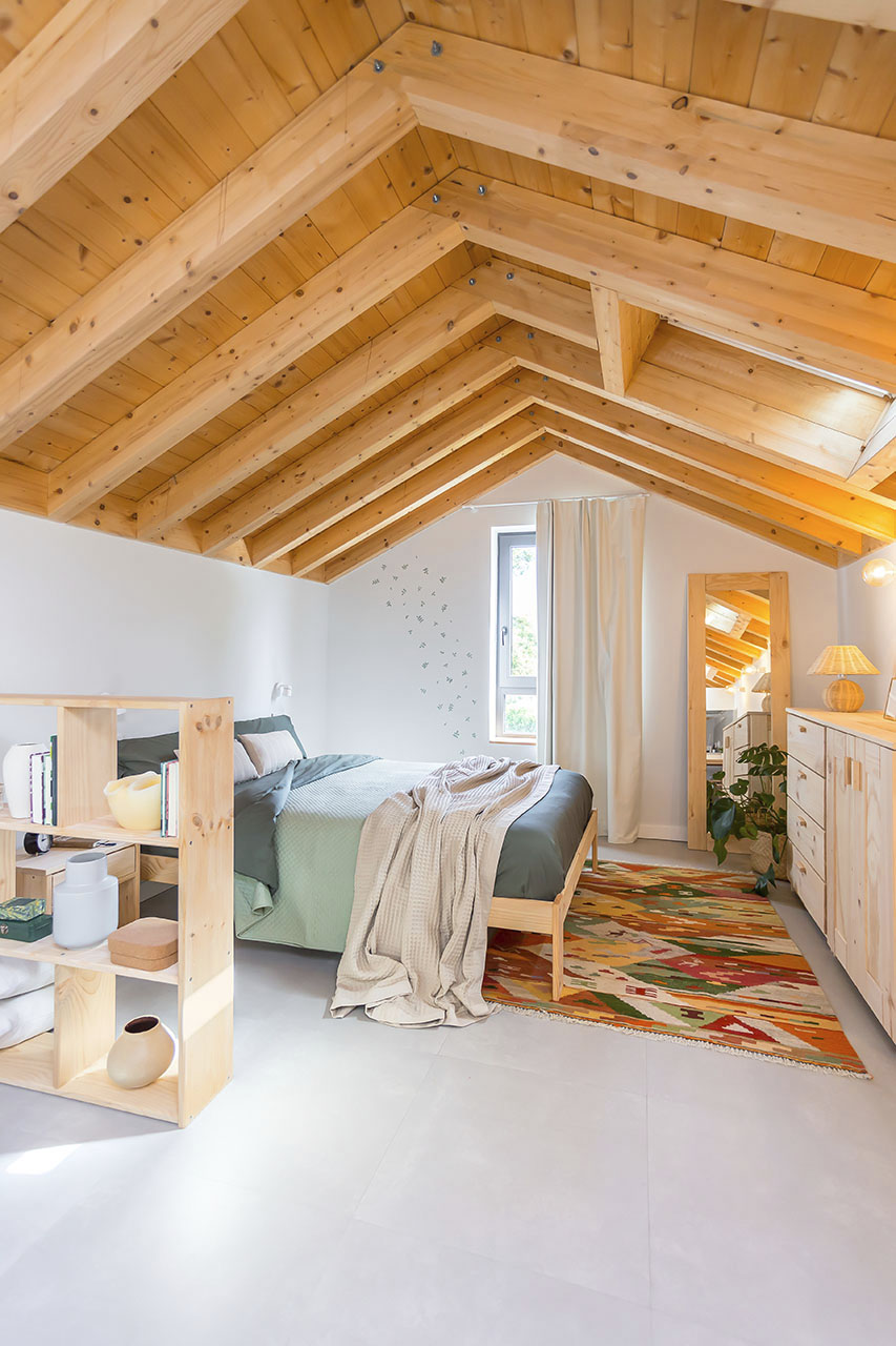 Imagen de ambiente 2 para:Estanter&iacute;a de suelo de madera natural