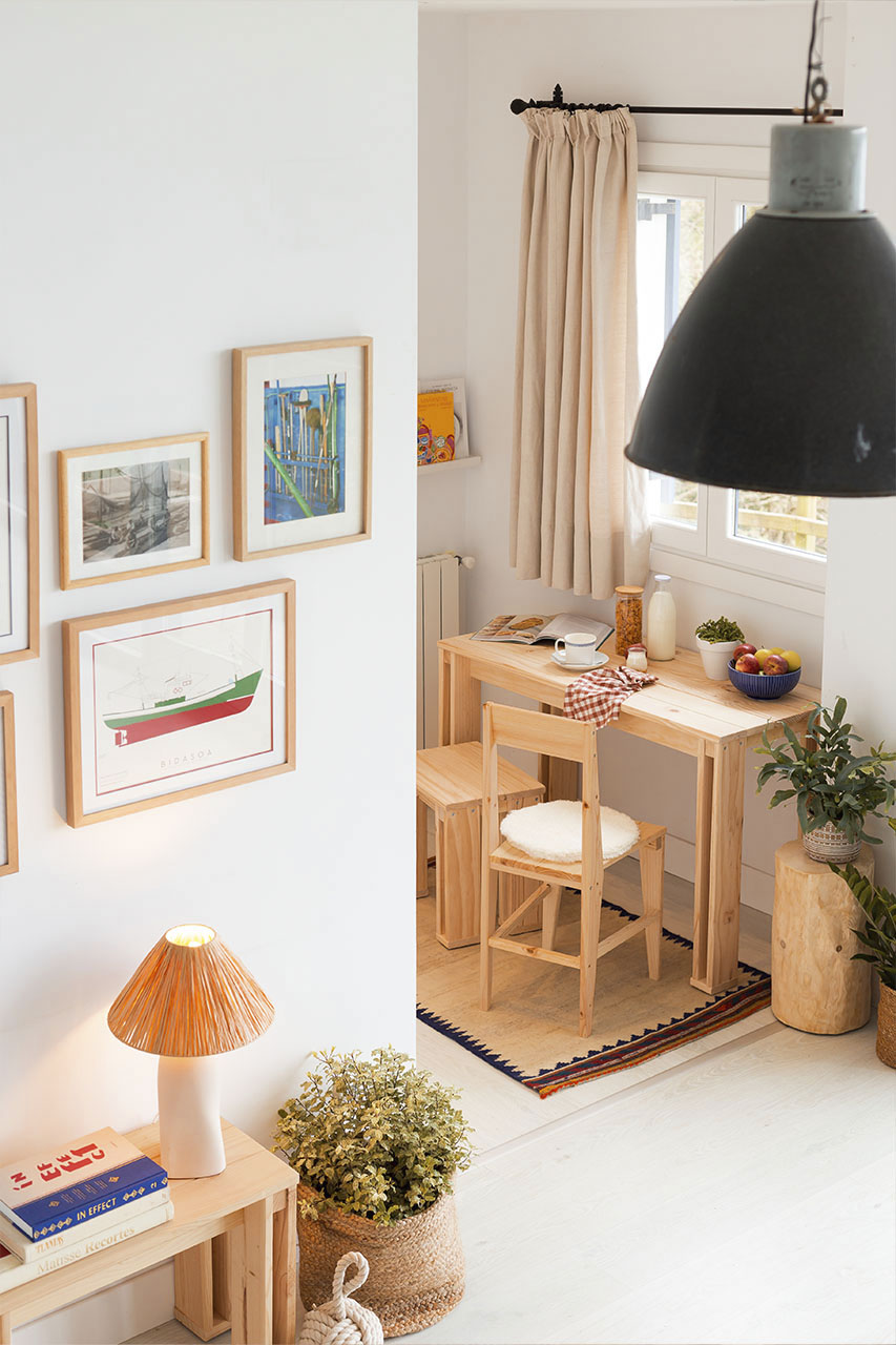 Imagen de ambiente 2 para:Mesa de comedor de madera ecol&oacute;gica