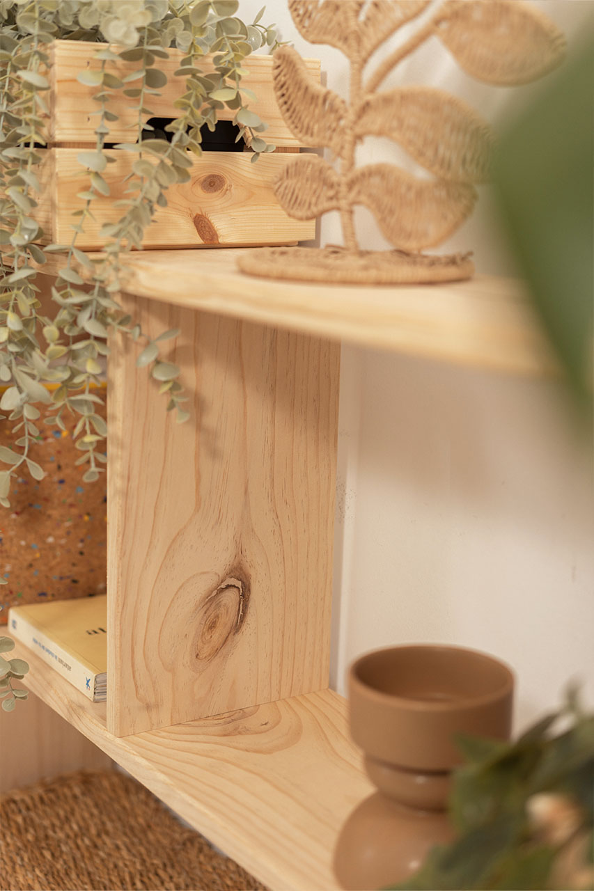 Imagen de ambiente 2 para:Estanter&iacute;a de madera de pino