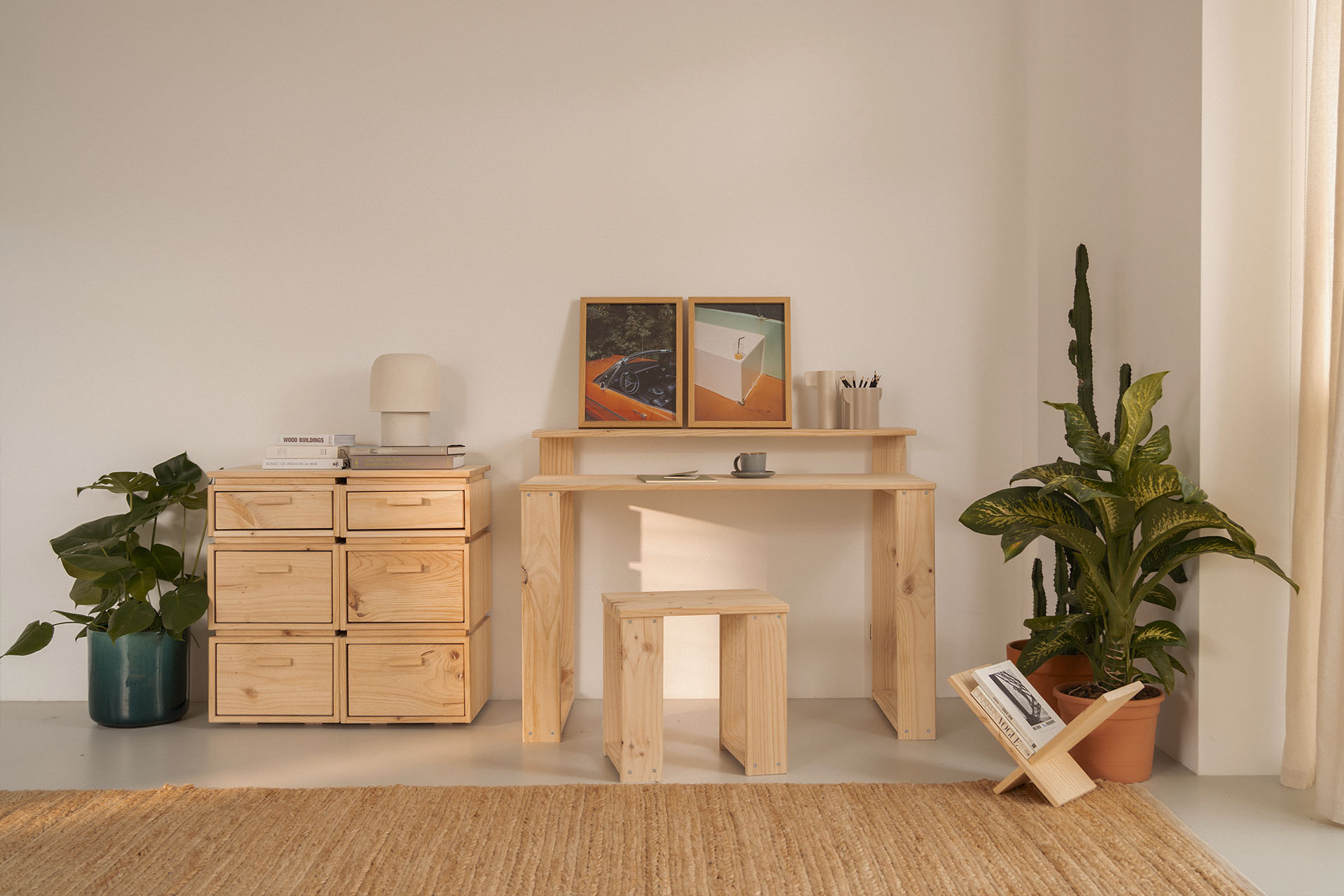 Imagen de ambiente 2 para:Archivador peque&ntilde;o de madera