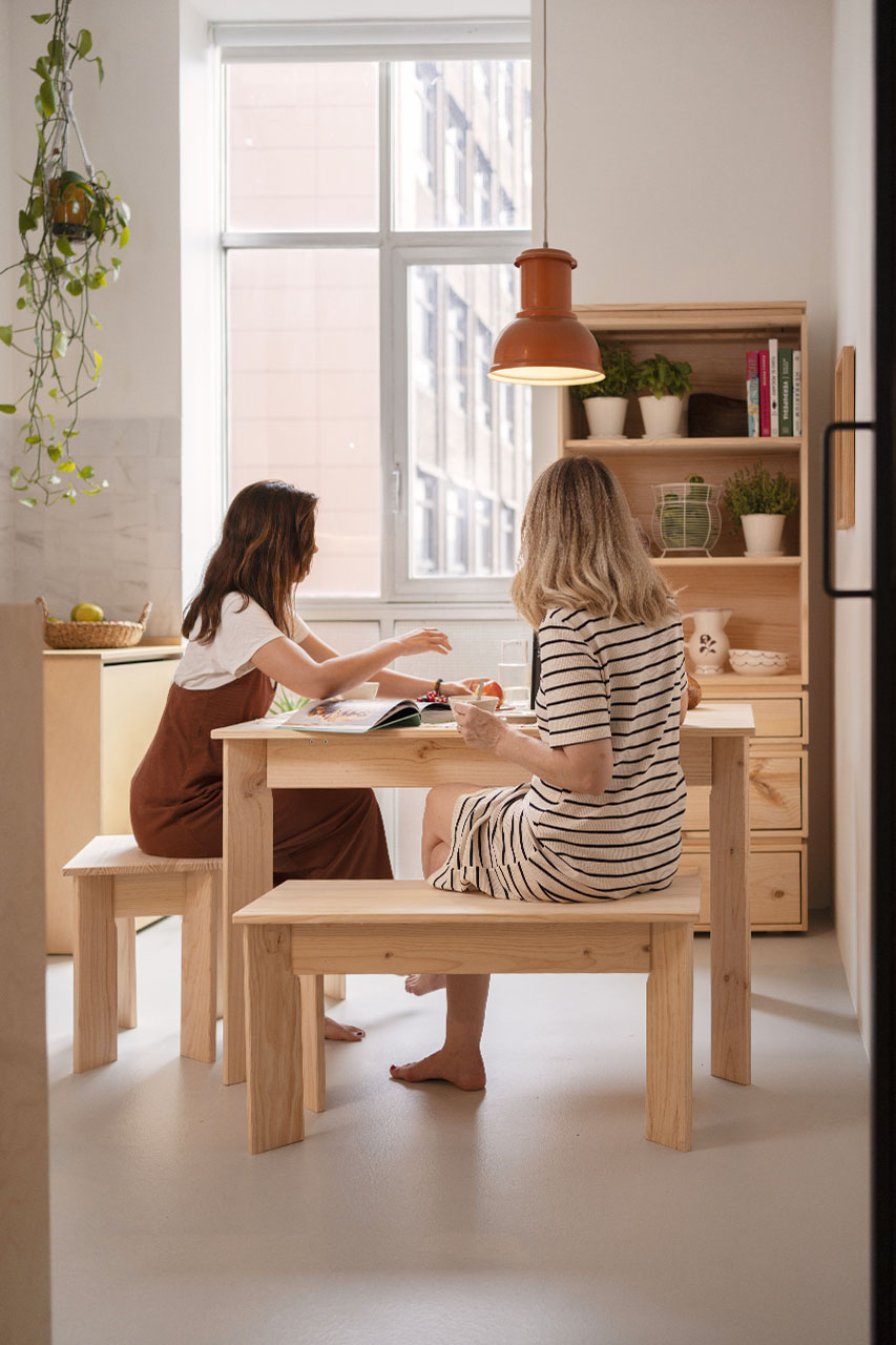 Imagen de ambiente 2 para:banco de madera sostenible