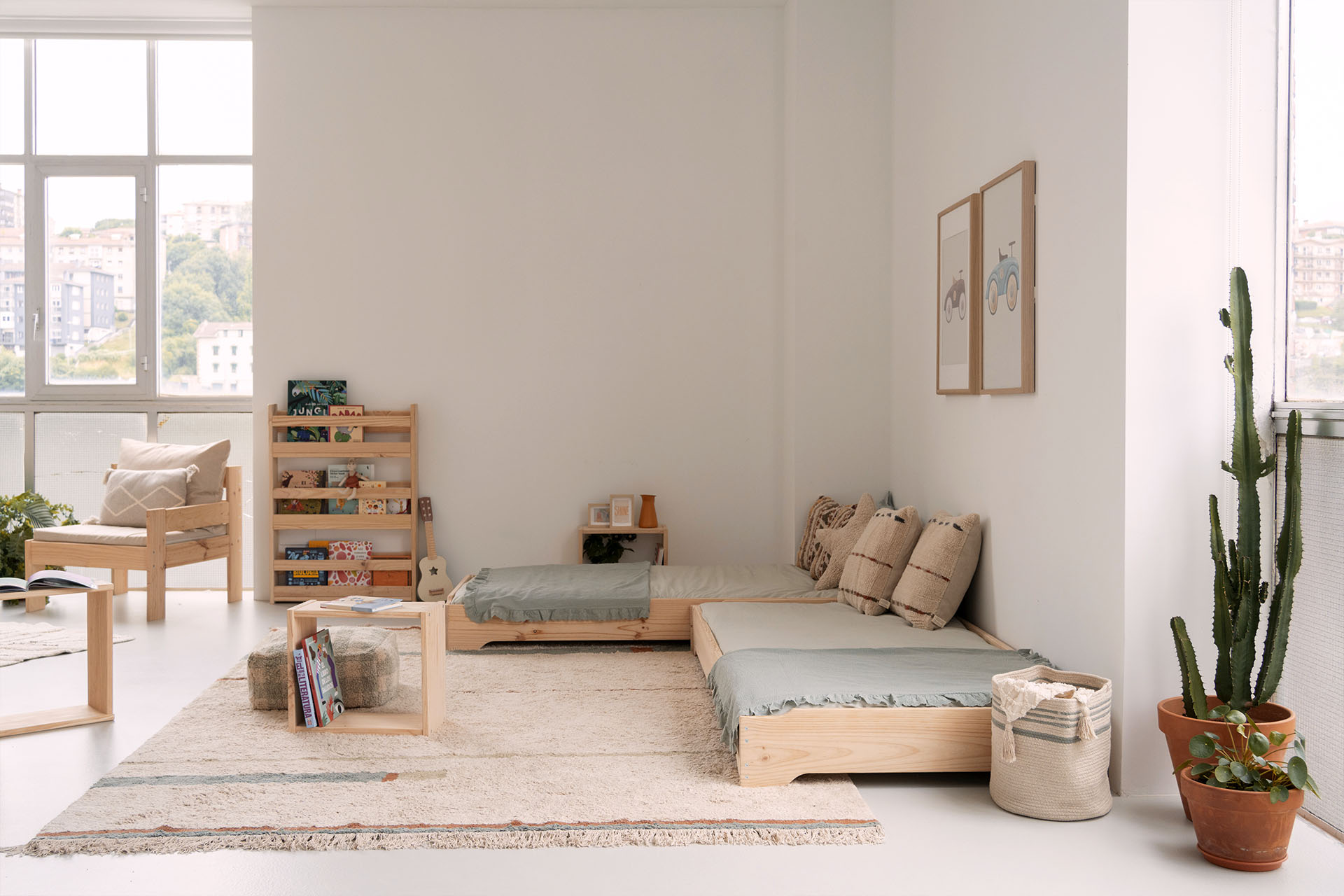 Imagen de ambiente 3 para:Cama apilable de madera ecol&oacute;gica