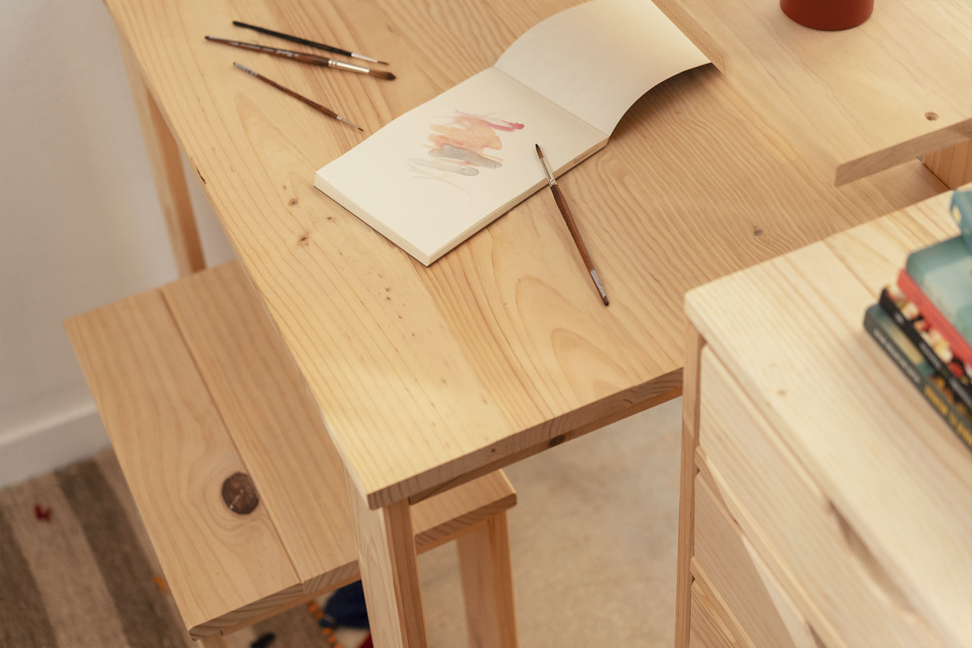 Imagen de ambiente 3 para:Escritorio de madera ecol&oacute;gica