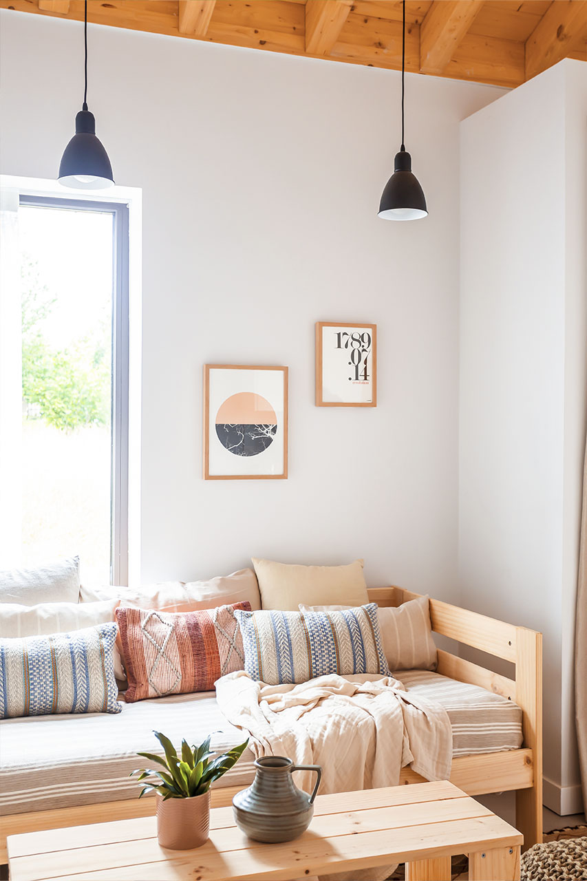 Imagen de ambiente 3 para:Cama sof&aacute; individual de madera ecol&oacute;gica