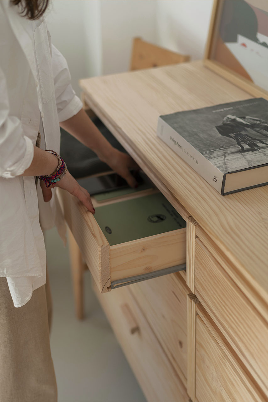 Imagen de ambiente 1 para:Encimera de madera para cajoneras