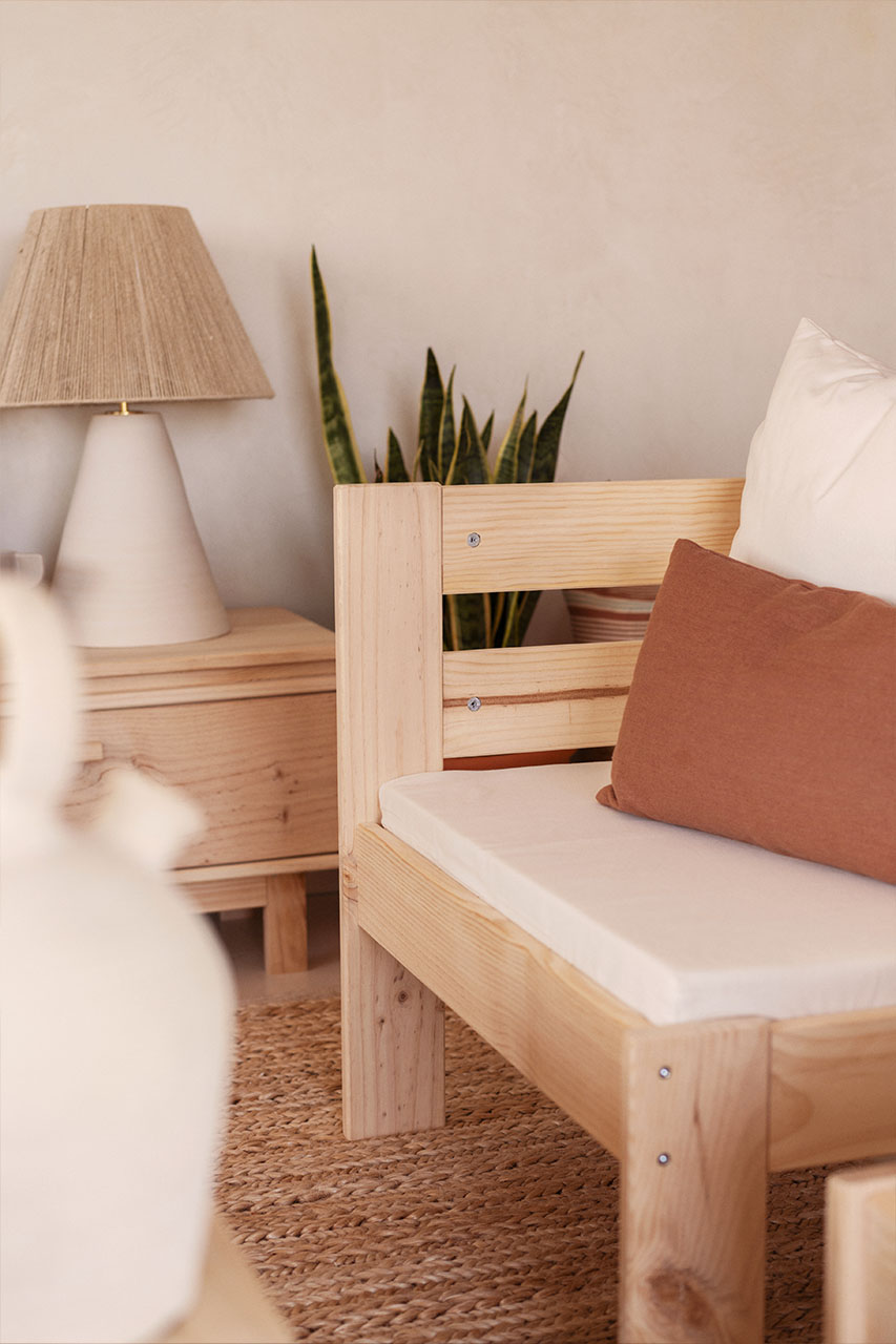 Imagen de ambiente 4 para:Sill&oacute;n de madera de estilo n&oacute;rdico