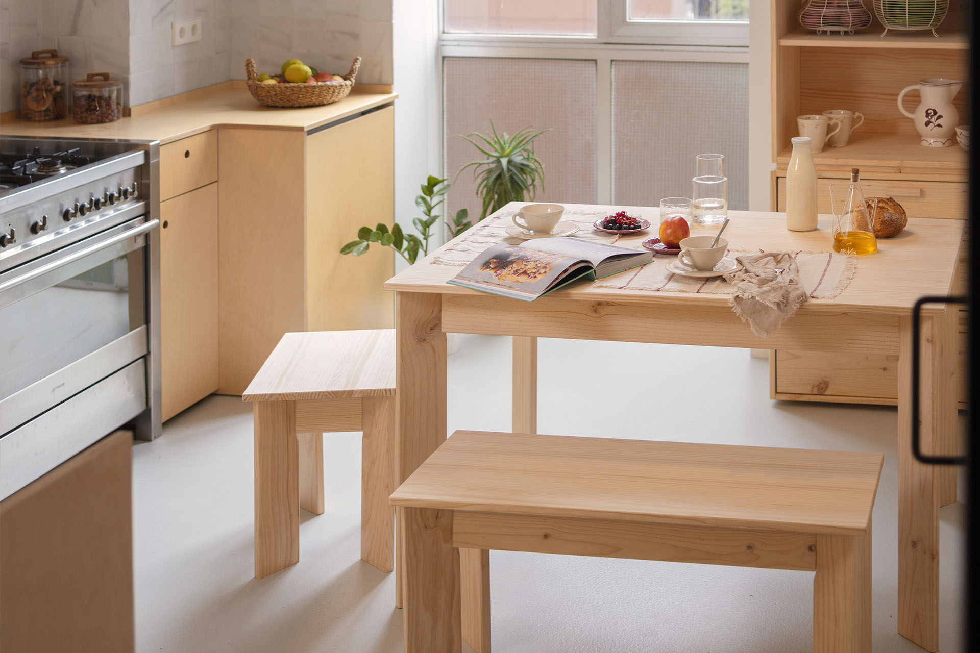 Imagen de ambiente 3 para:banco de madera ecol&oacute;gica