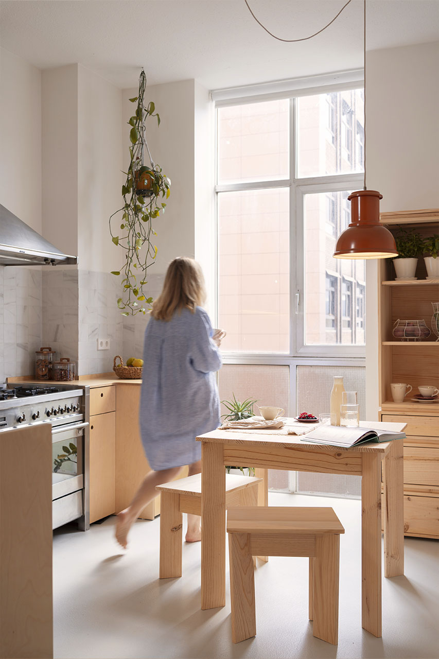 Imagen de ambiente 3 para:mesa de madera para cocinas peque&ntilde;as