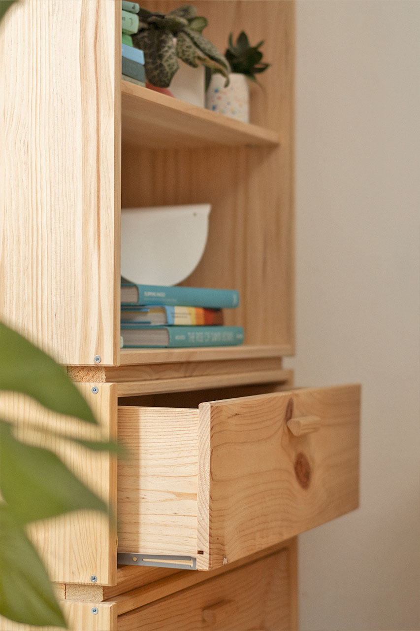 Imagen de ambiente 3 para:Estanter&iacute;a librer&iacute;a con almacenaje