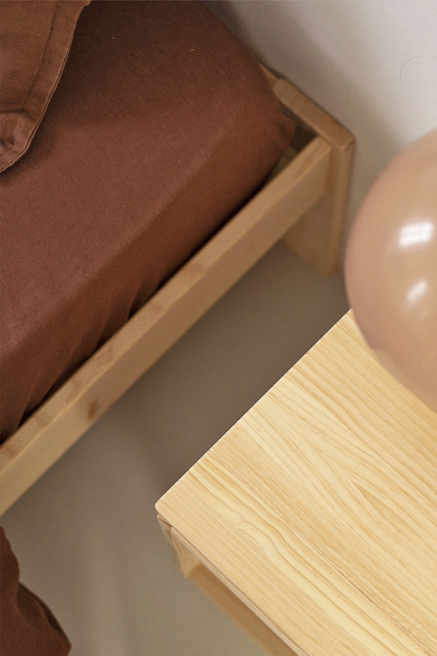 Imagen de ambiente 3 para:cama doble de madera sostenible