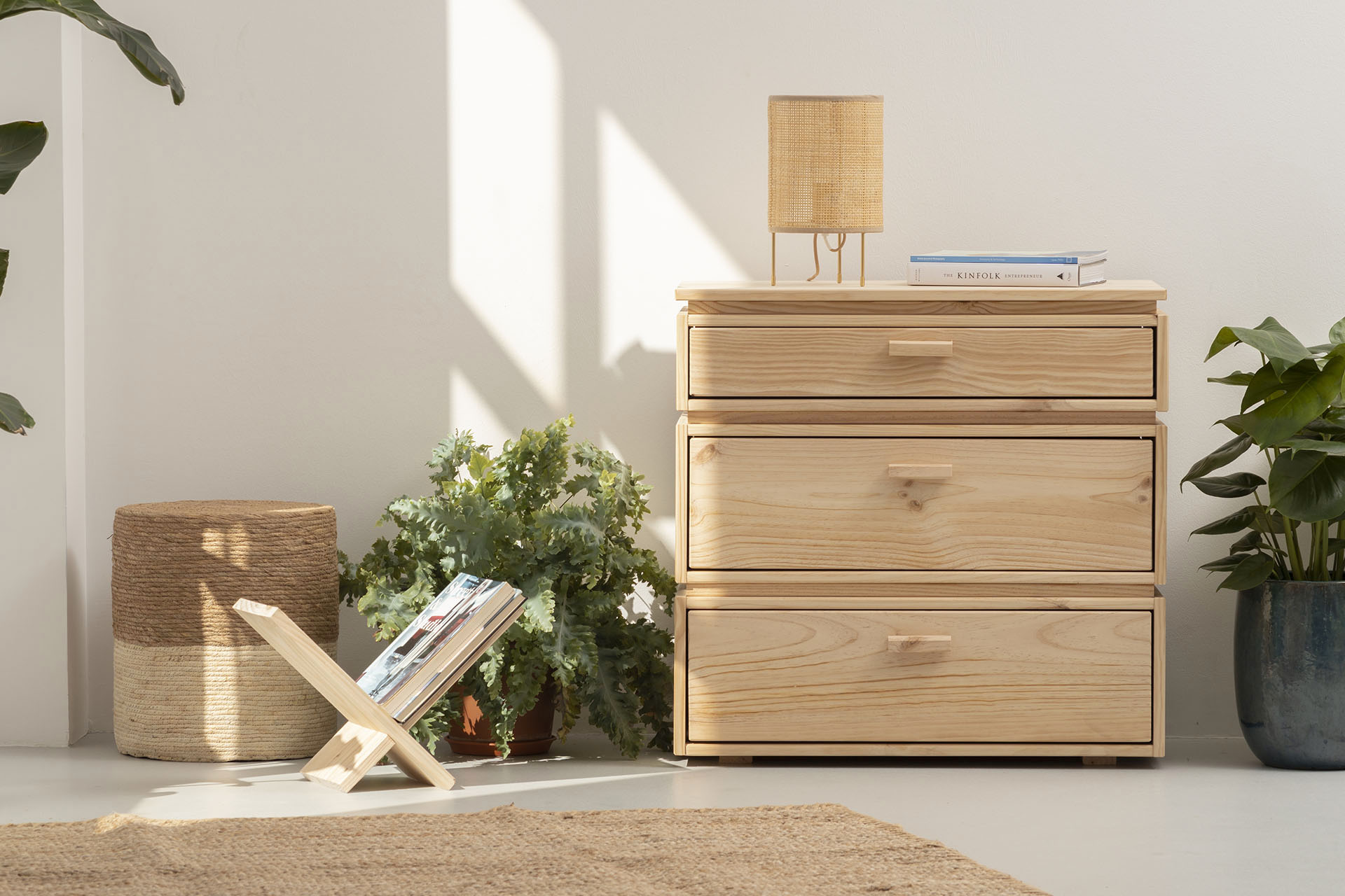 Imagen de ambiente 3 para:Cajonera modular de madera sostenible