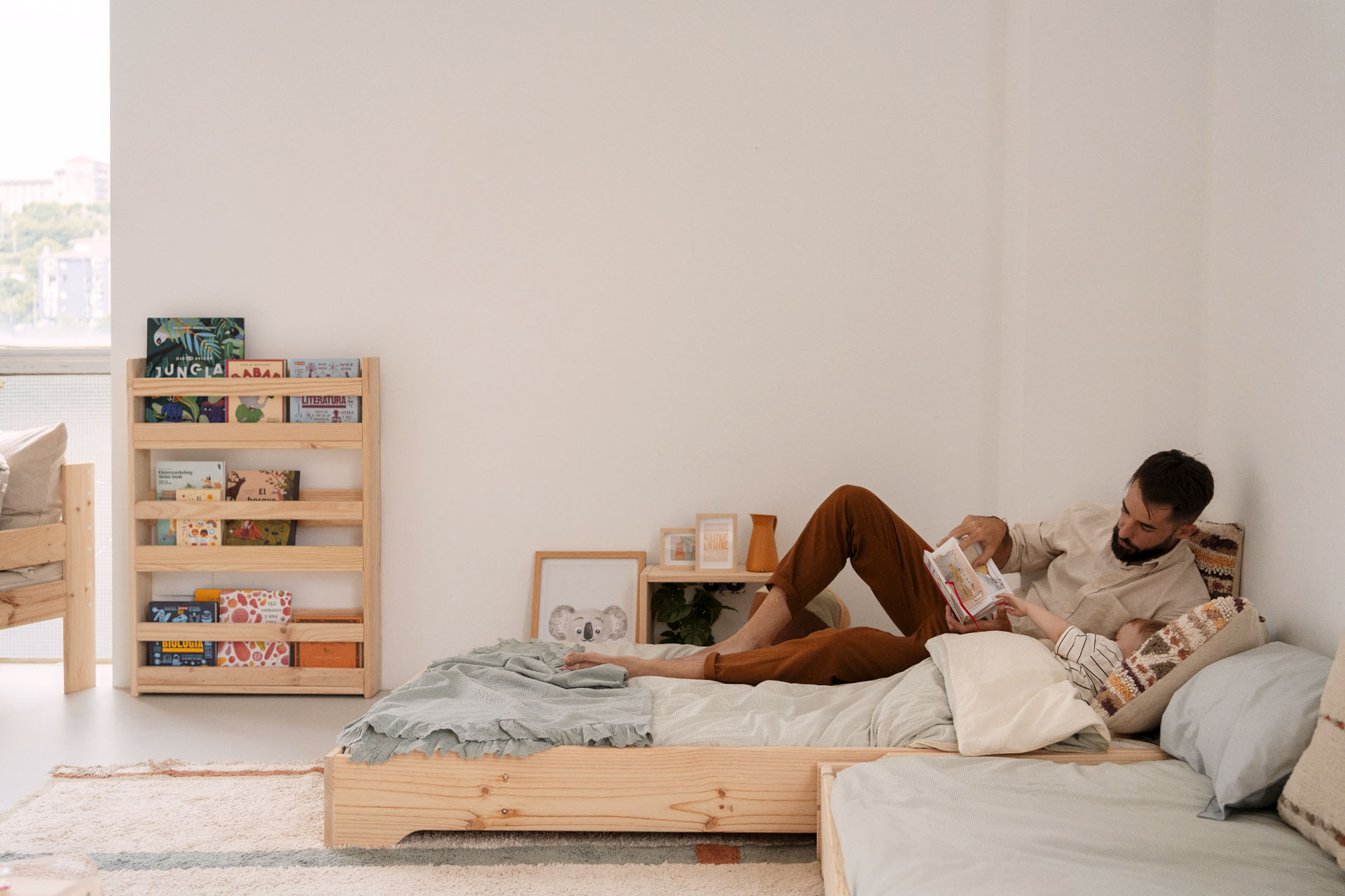 Imagen de ambiente 4 para:Cama apilable de madera maciza