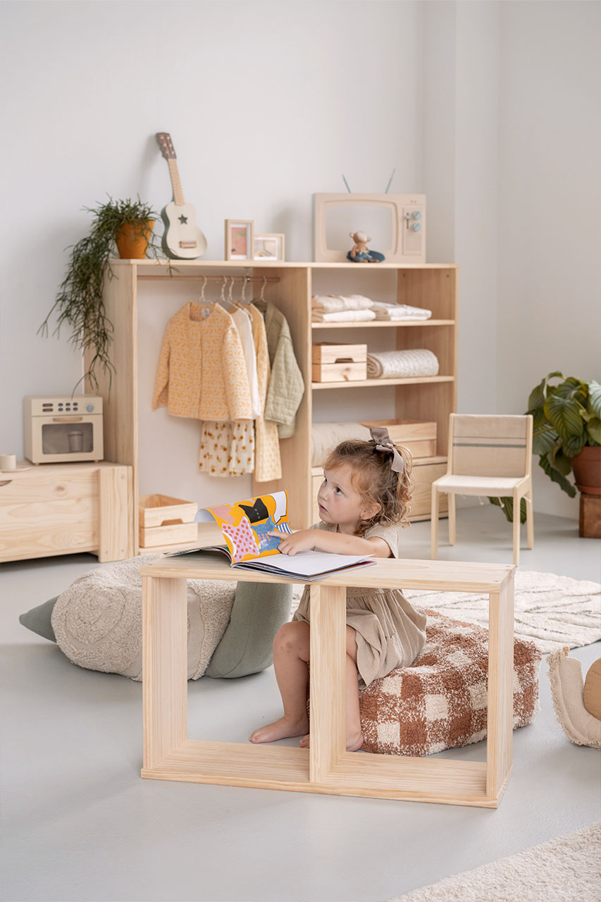 Imagen de ambiente 4 para:Armario Montessori de madera ecol&oacute;gica