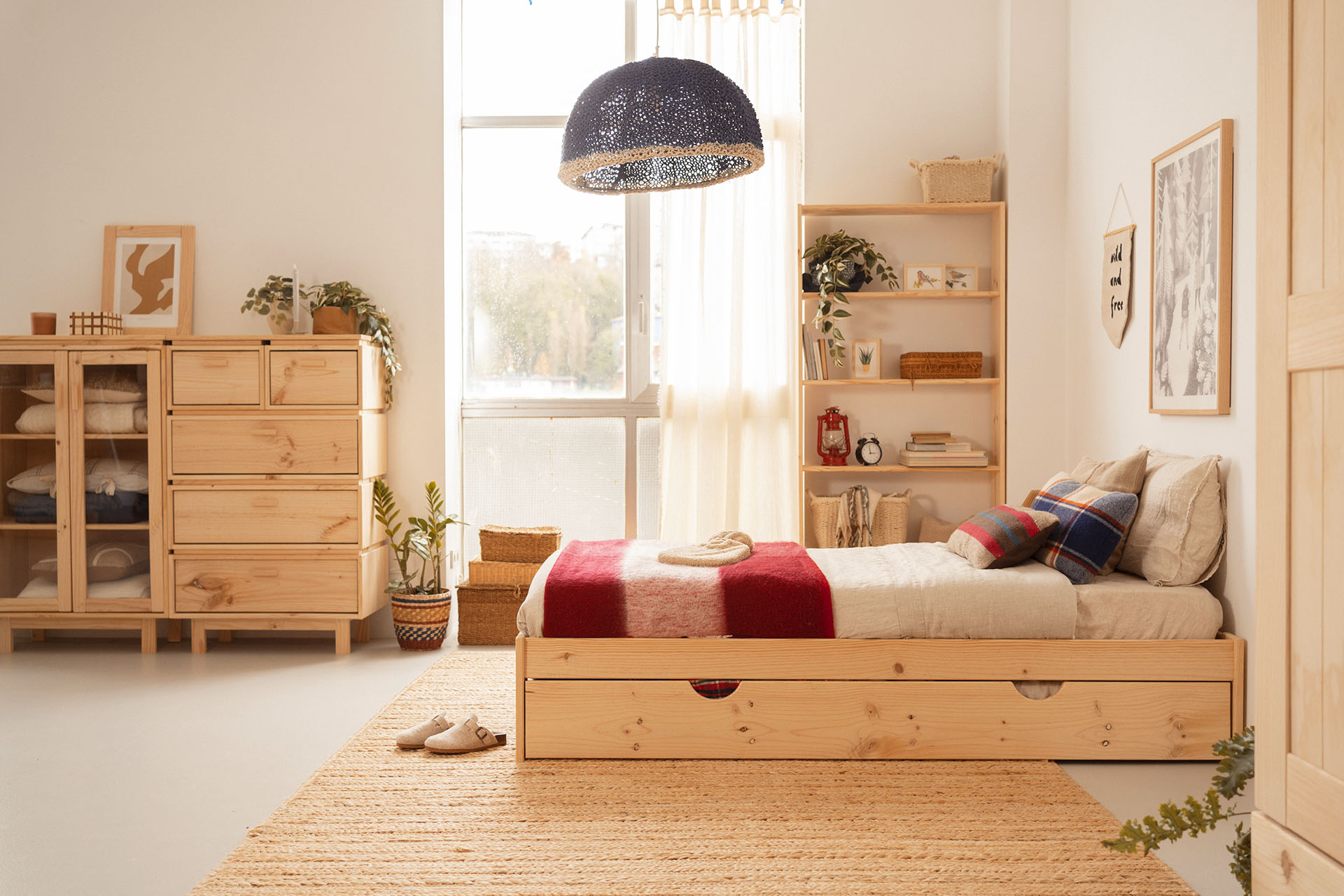 Imagen de ambiente 4 para:Cama nido 90 de madera natural
