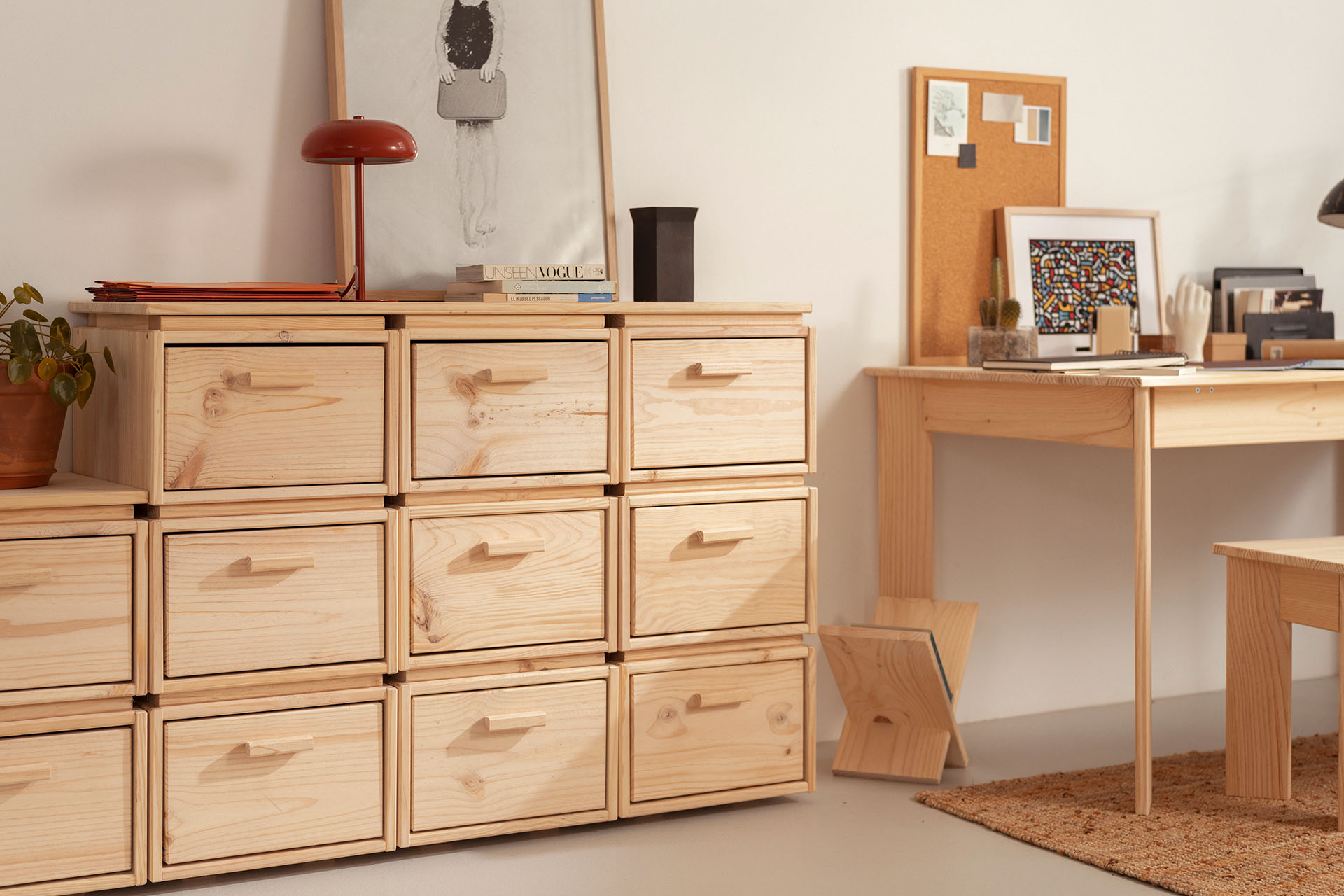 Imagen de ambiente 4 para:Archivador de madera natural