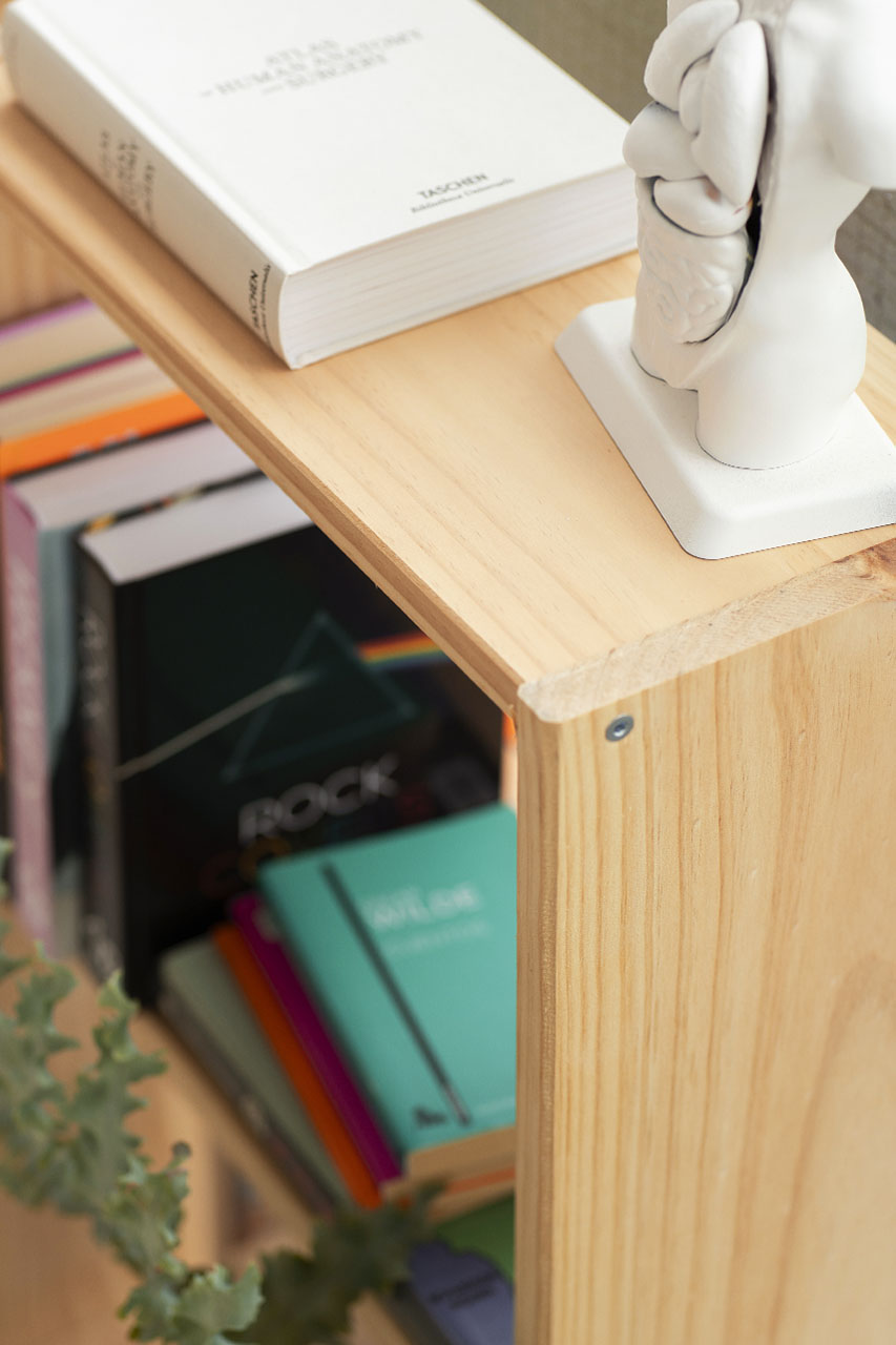 Imagen de ambiente 4 para:Estanter&iacute;a para el suelo de madera maciza