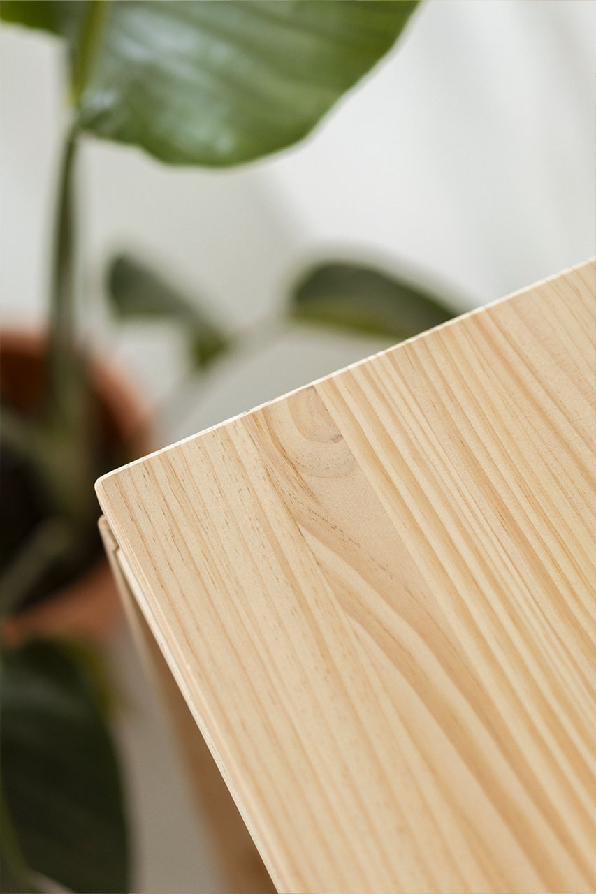 Imagen de ambiente 3 para:Estanter&iacute;a librer&iacute;a de madera natural peqeu&ntilde;a