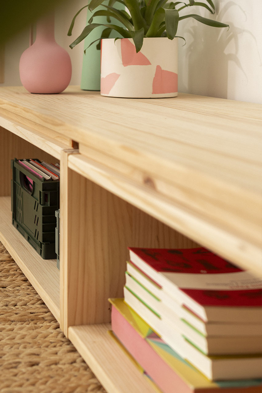 Imagen de ambiente 4 para:Muebles TV bajo de madera ecol&oacute;gica