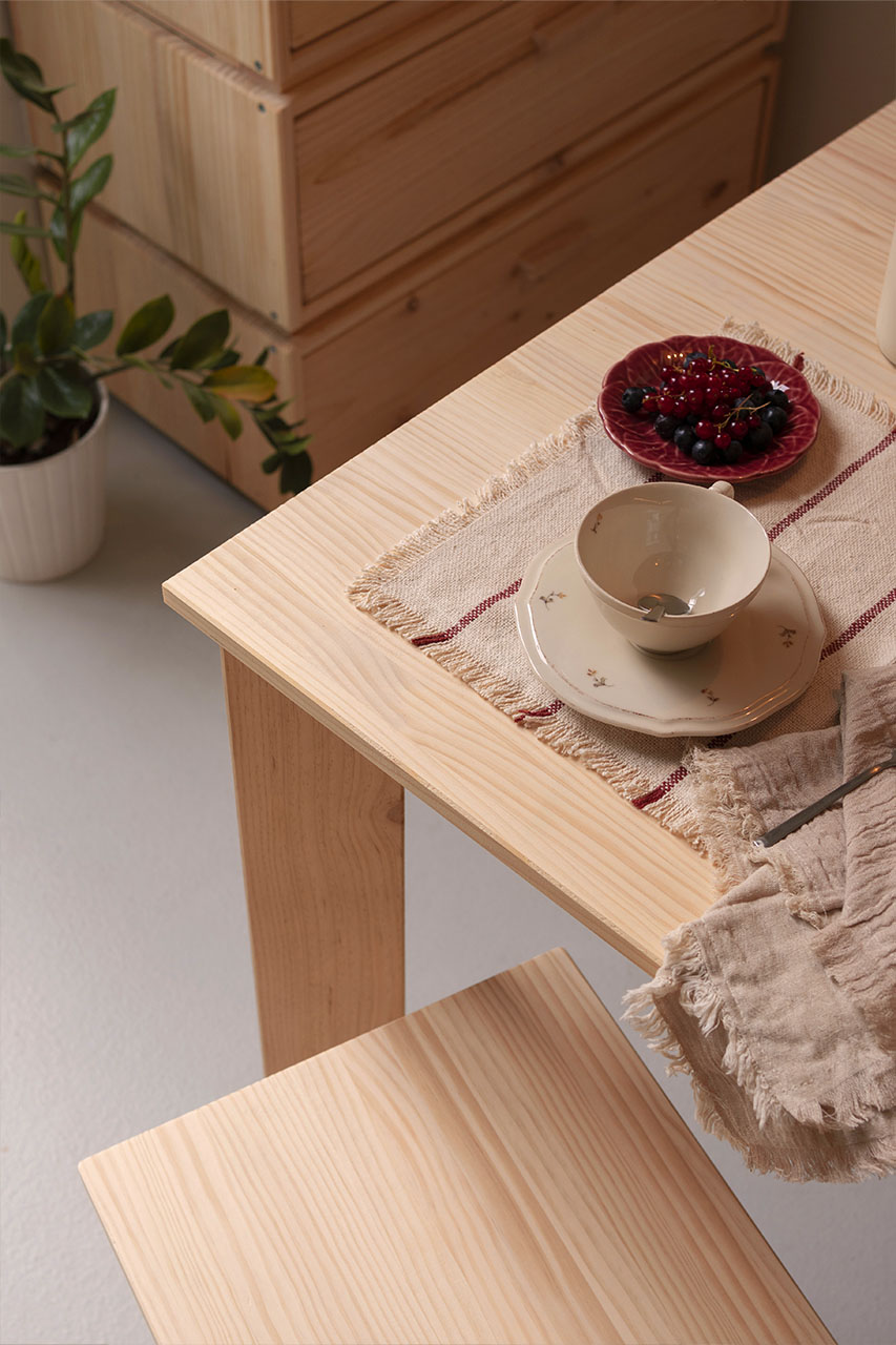 Imagen de ambiente 4 para:mesa de madera natural