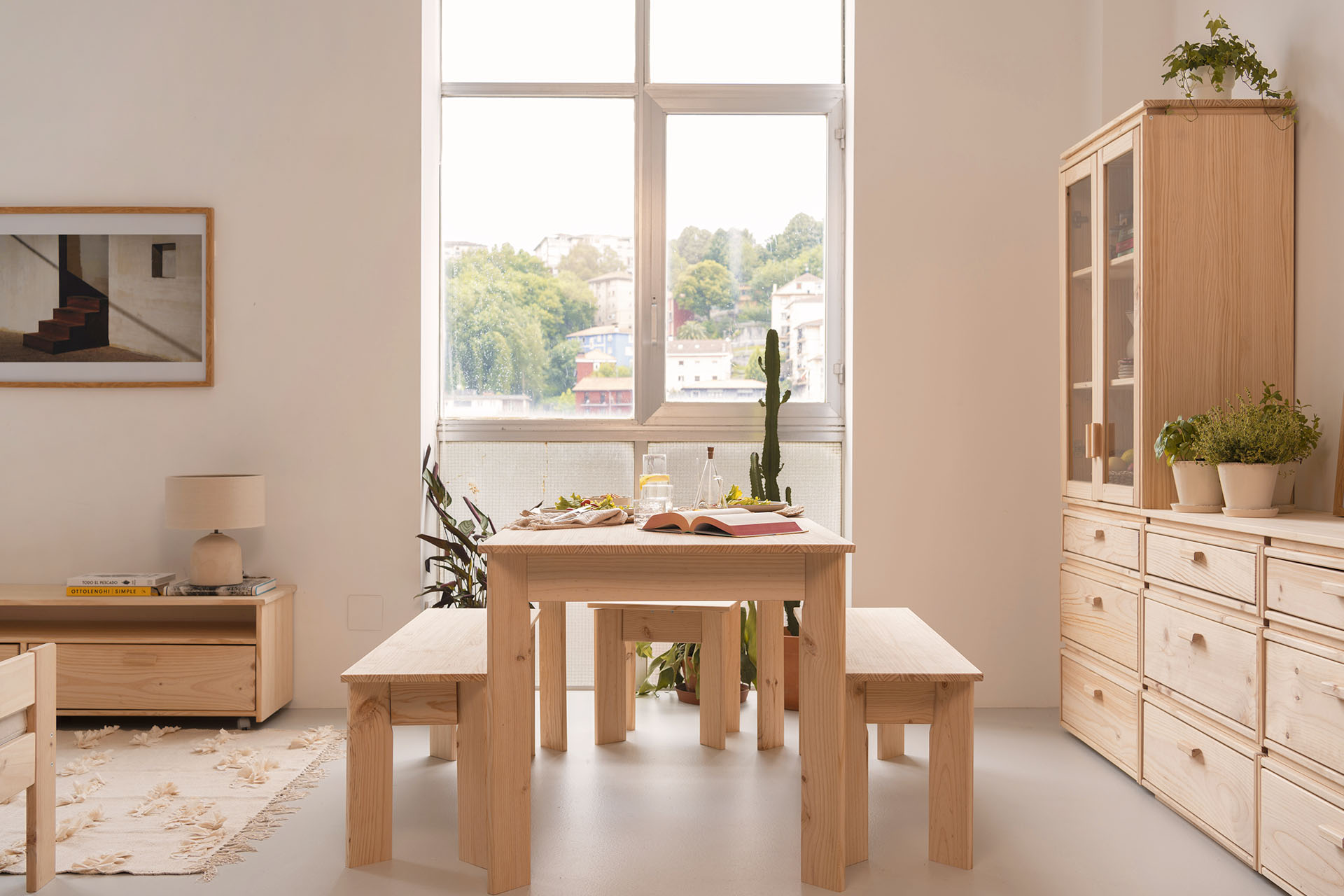 Imagen de ambiente 4 para:mesa de madera natural