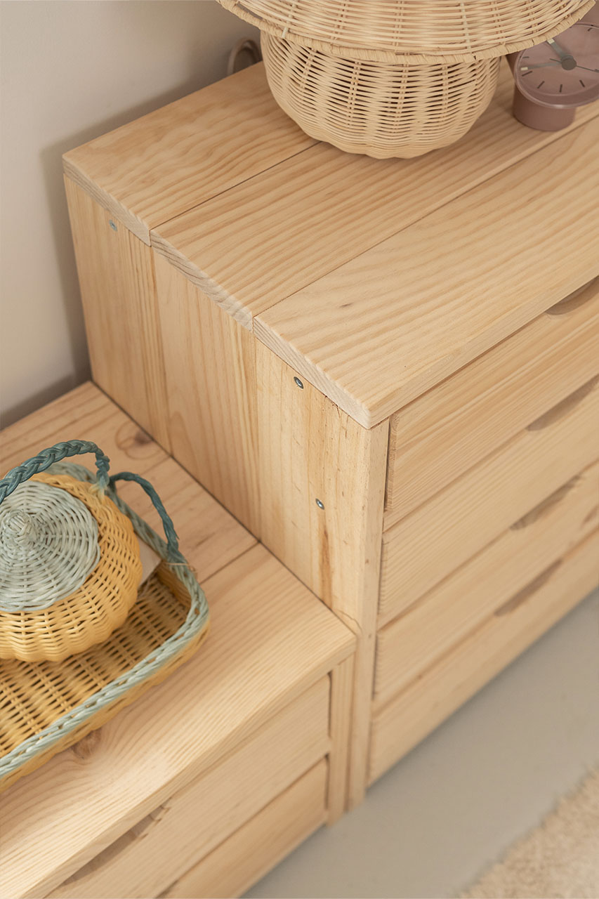 Imagen de ambiente 4 para:Cajonera de madera para dormitorios infantiles
