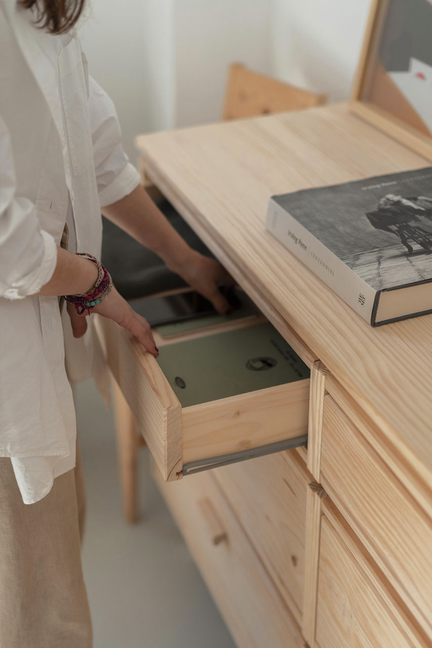 Imagen de ambiente 4 para:Cajonera modular de madera sostenible