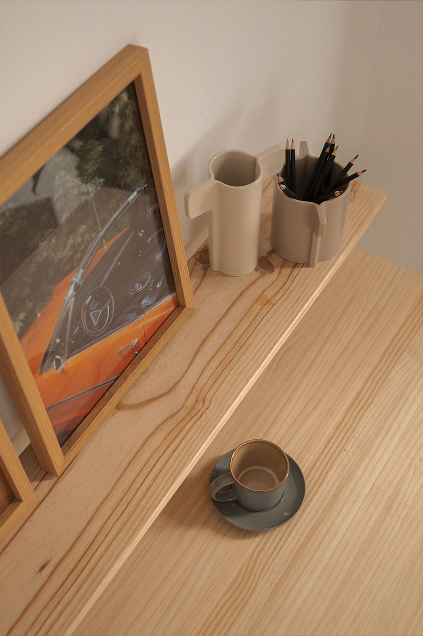 Imagen de ambiente 5 para:Mesa de estudio de madera
