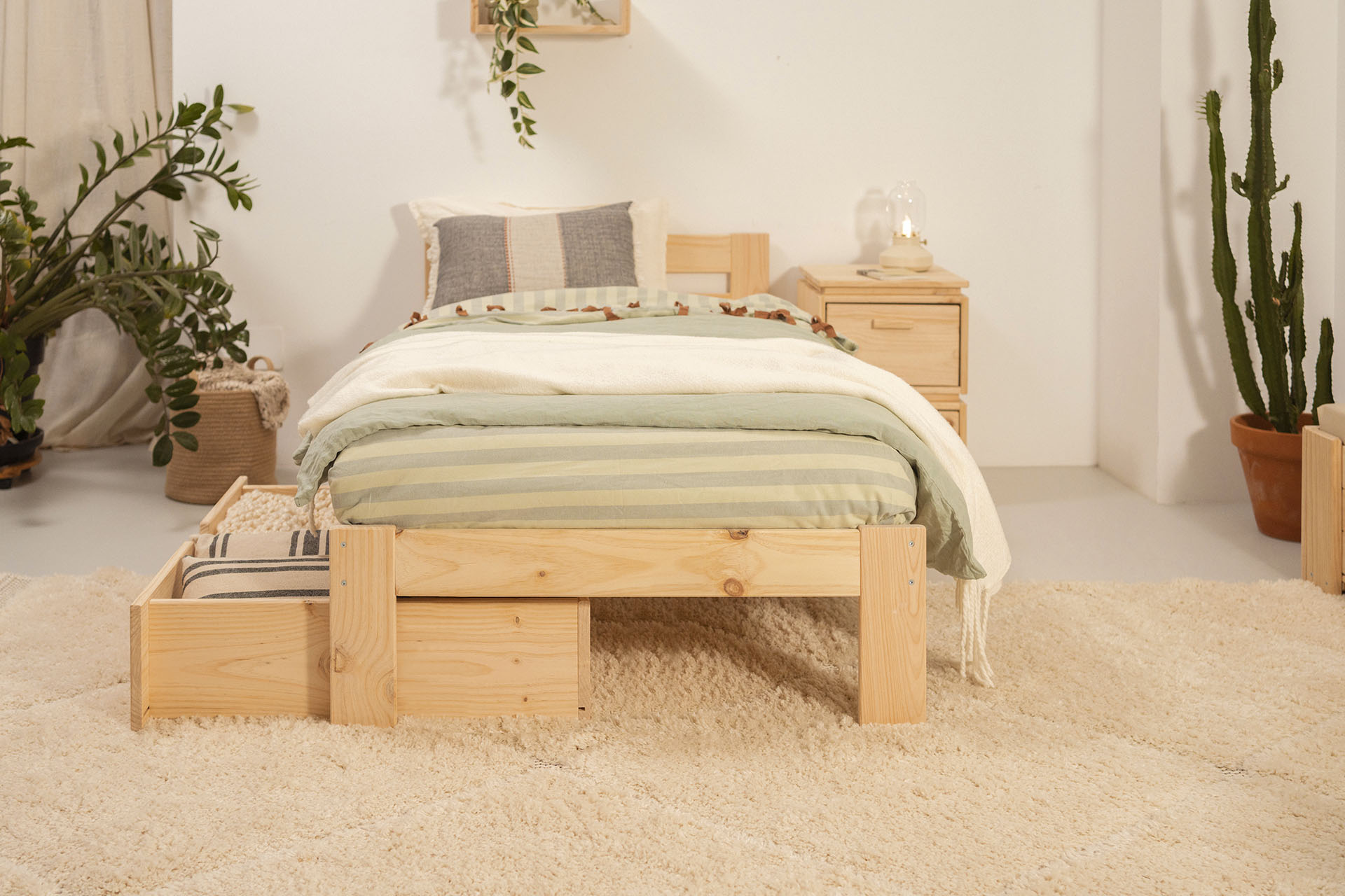 Imagen de ambiente 5 para:Cama de estilo n&oacute;rdico con cajones